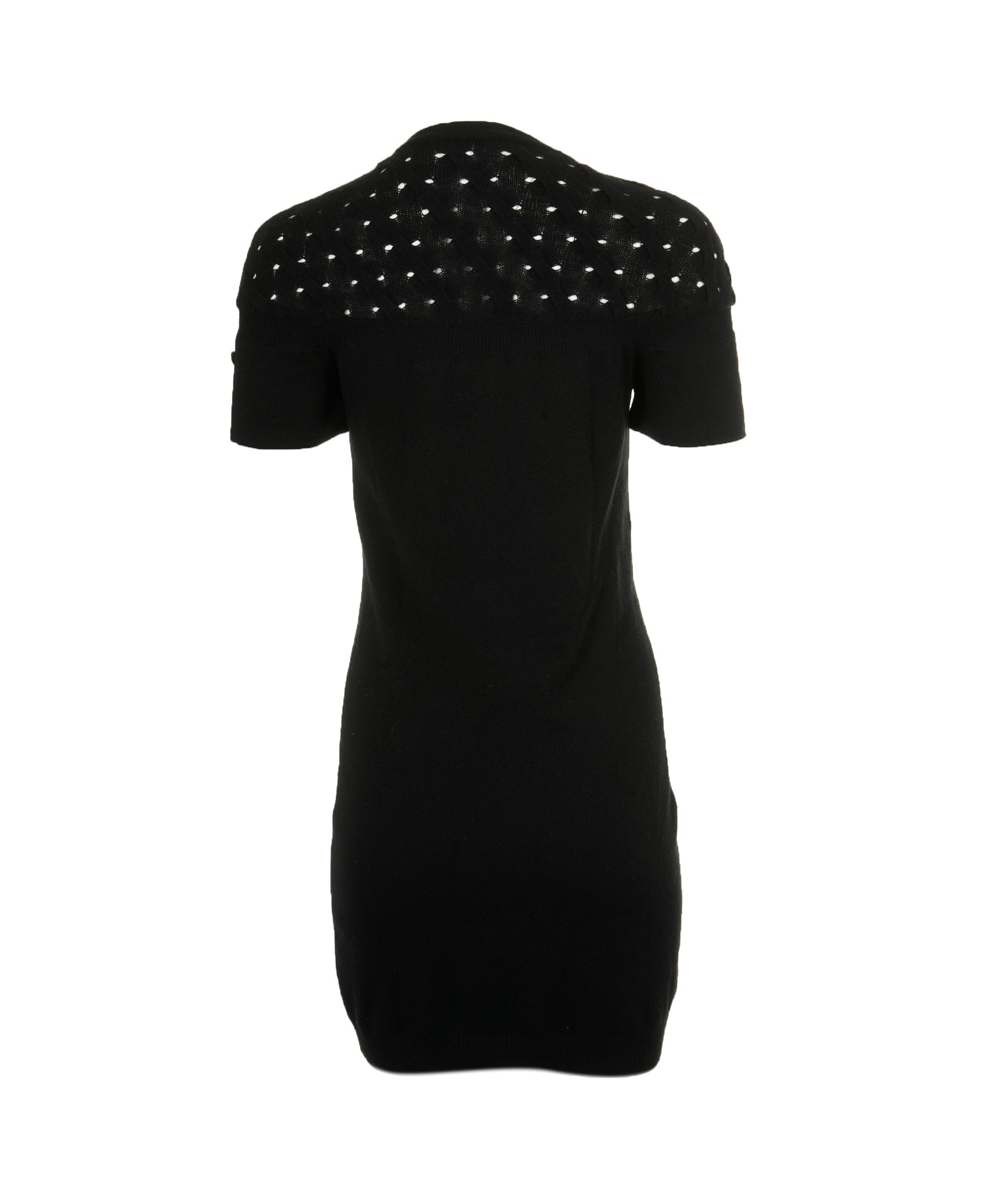 Chanel Chanel Dress knitted black FR36  AVC1240