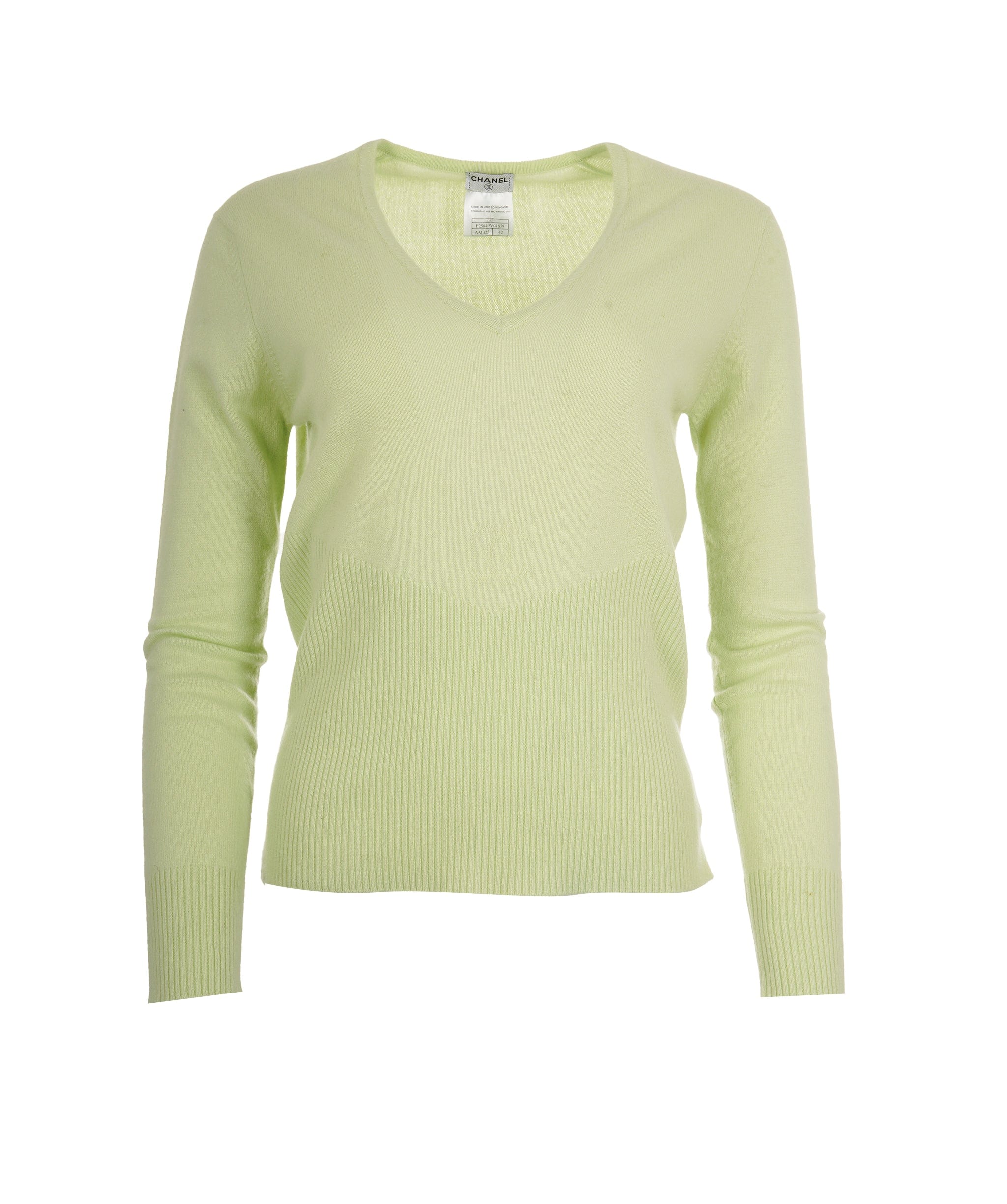 Chanel Chanel Green CC Knit Top  ALL0489