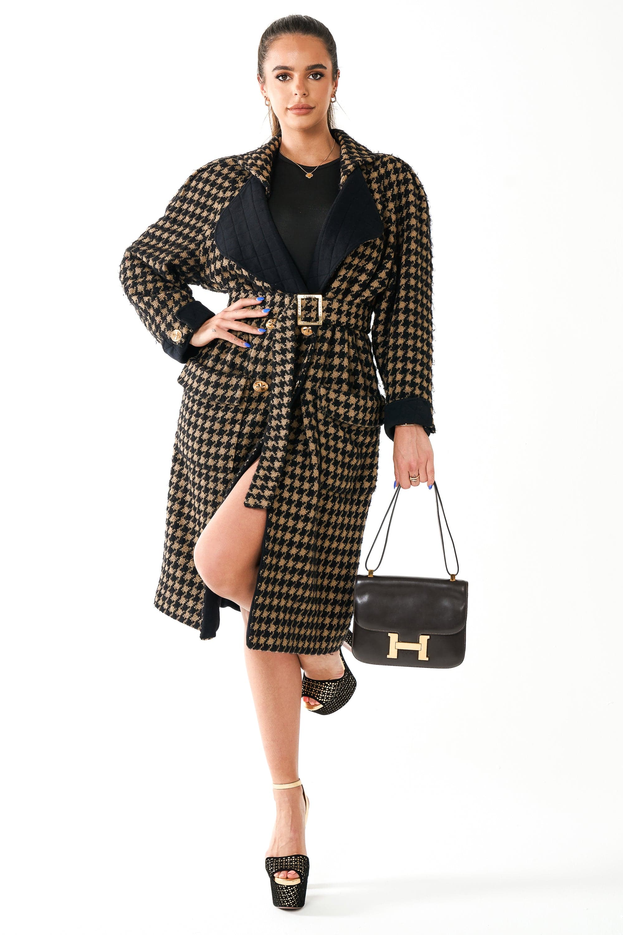 Chanel Chanel Houndstooth Jacket  ALL0487