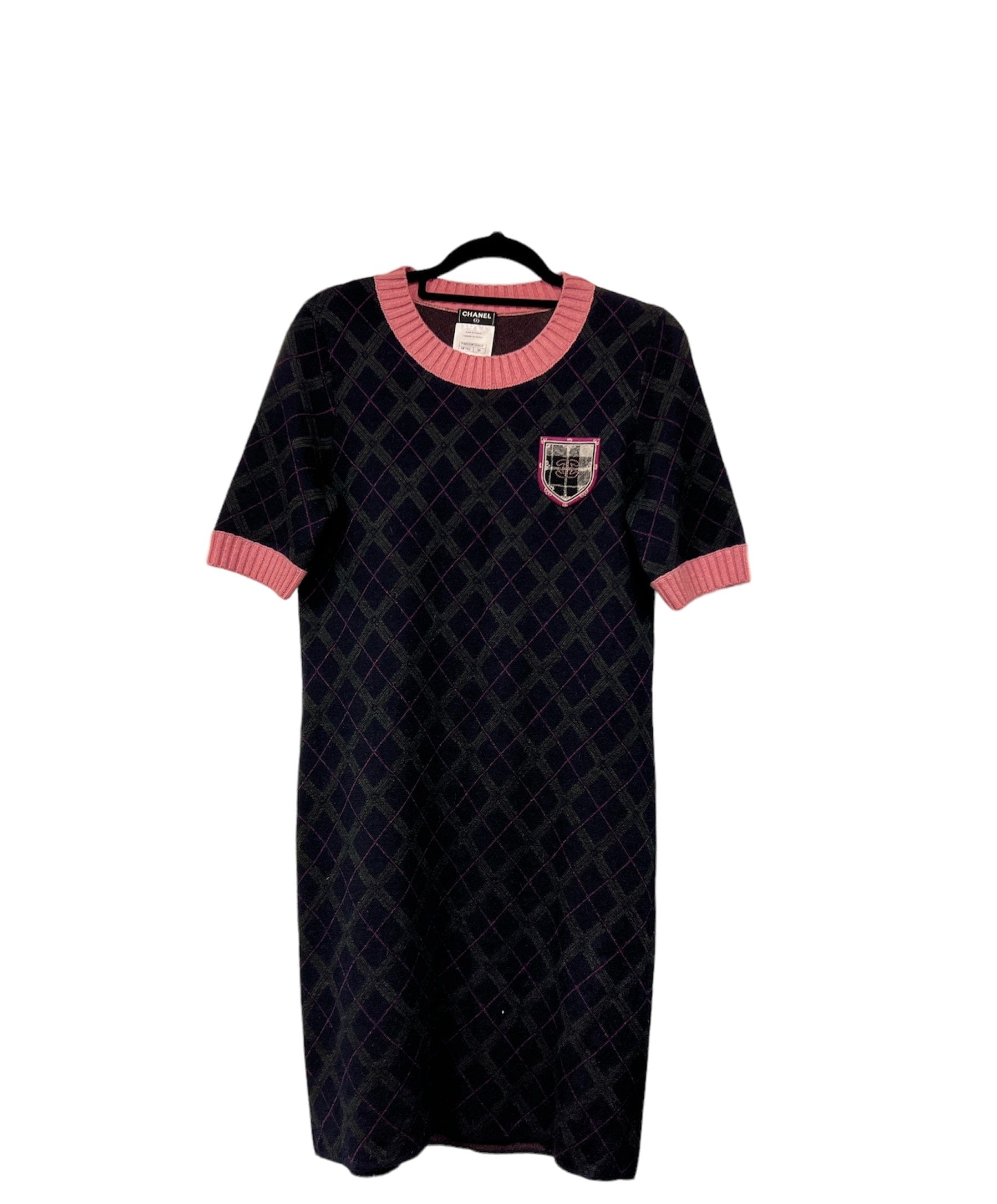 Chanel Chanel Knitted Scottish Patch Dress FR36 - AVC1242