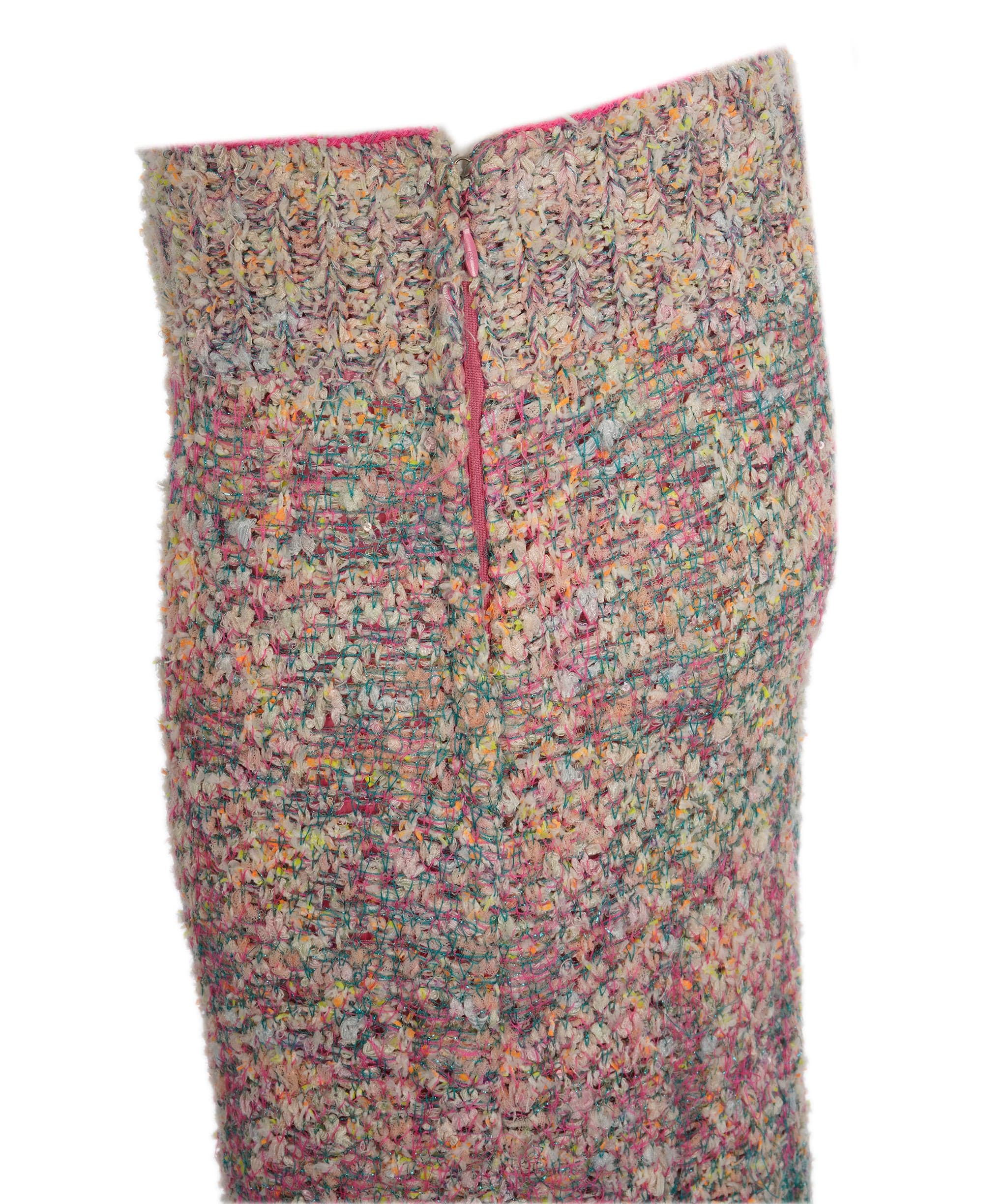 Chanel Chanel Multicoloured Woven Midi Skirt ASL4597