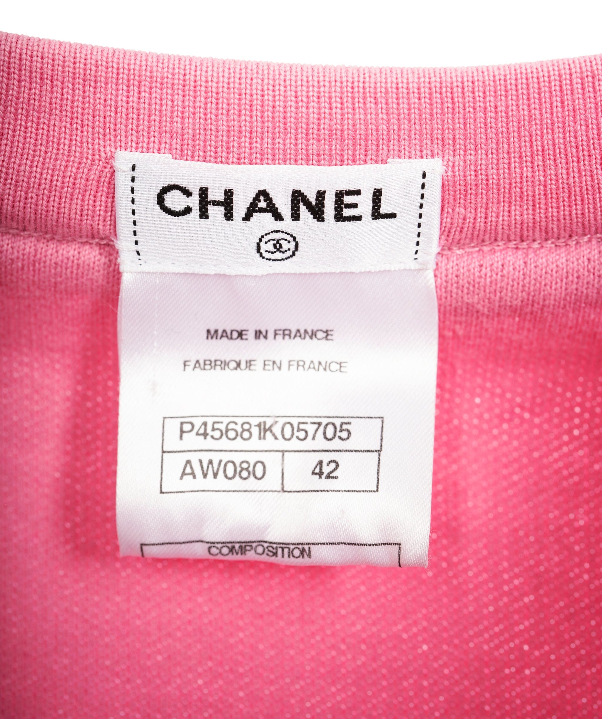 Chanel Chanel Pink Cardigan ASL9943