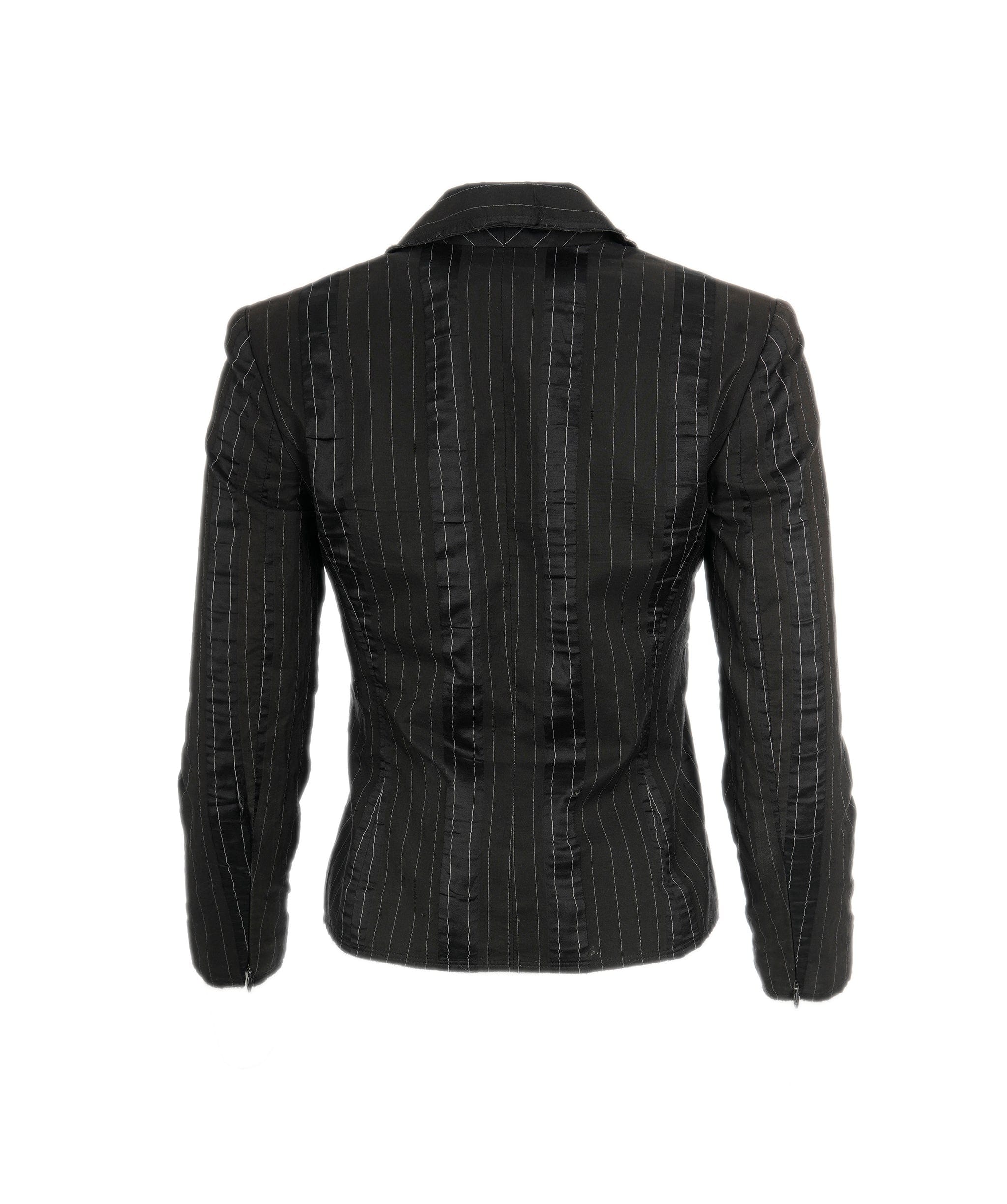 Chanel Chanel Pinstripe Black Blazer  ALC1046