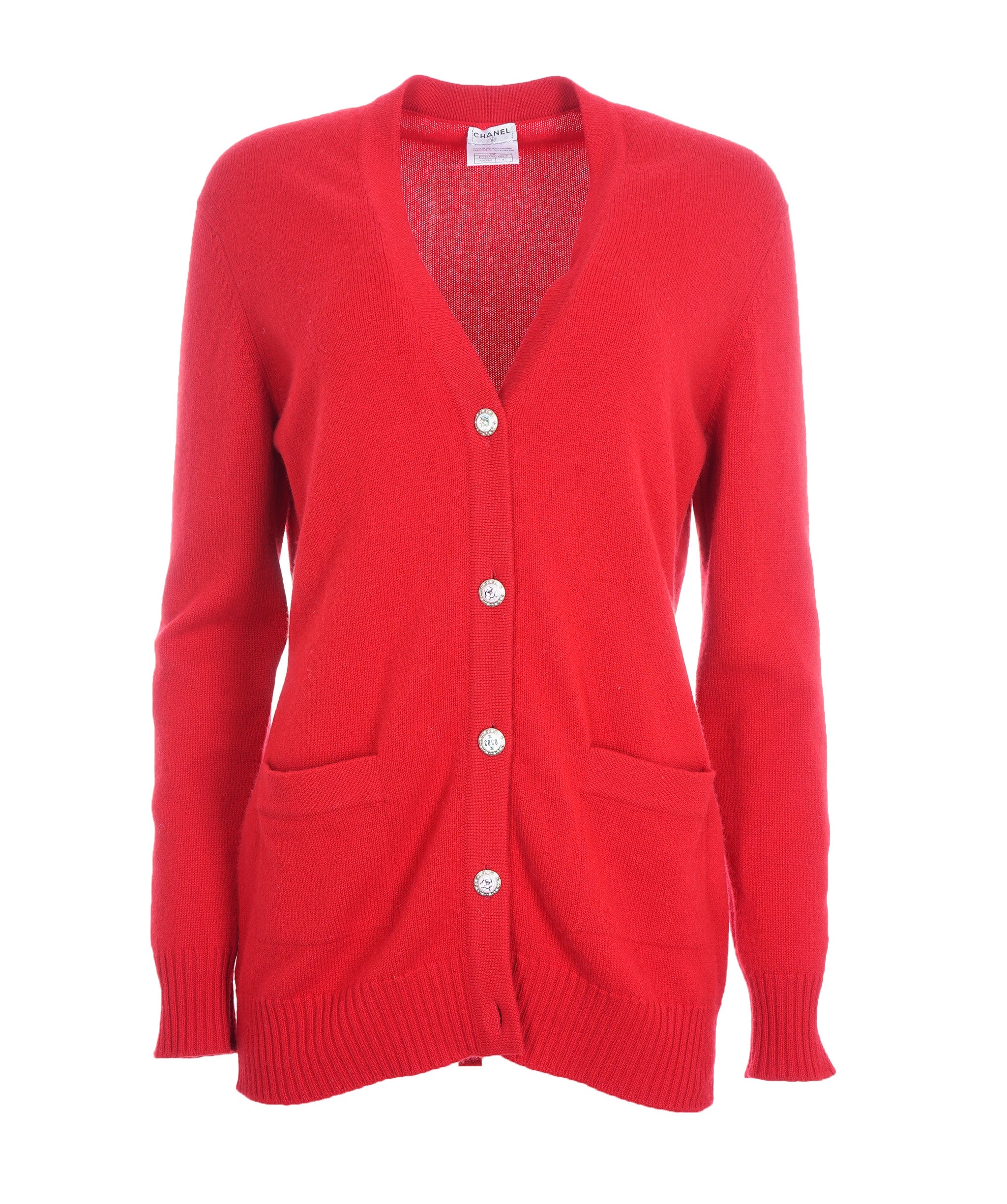 Chanel Chanel red cardigan  ALL0495