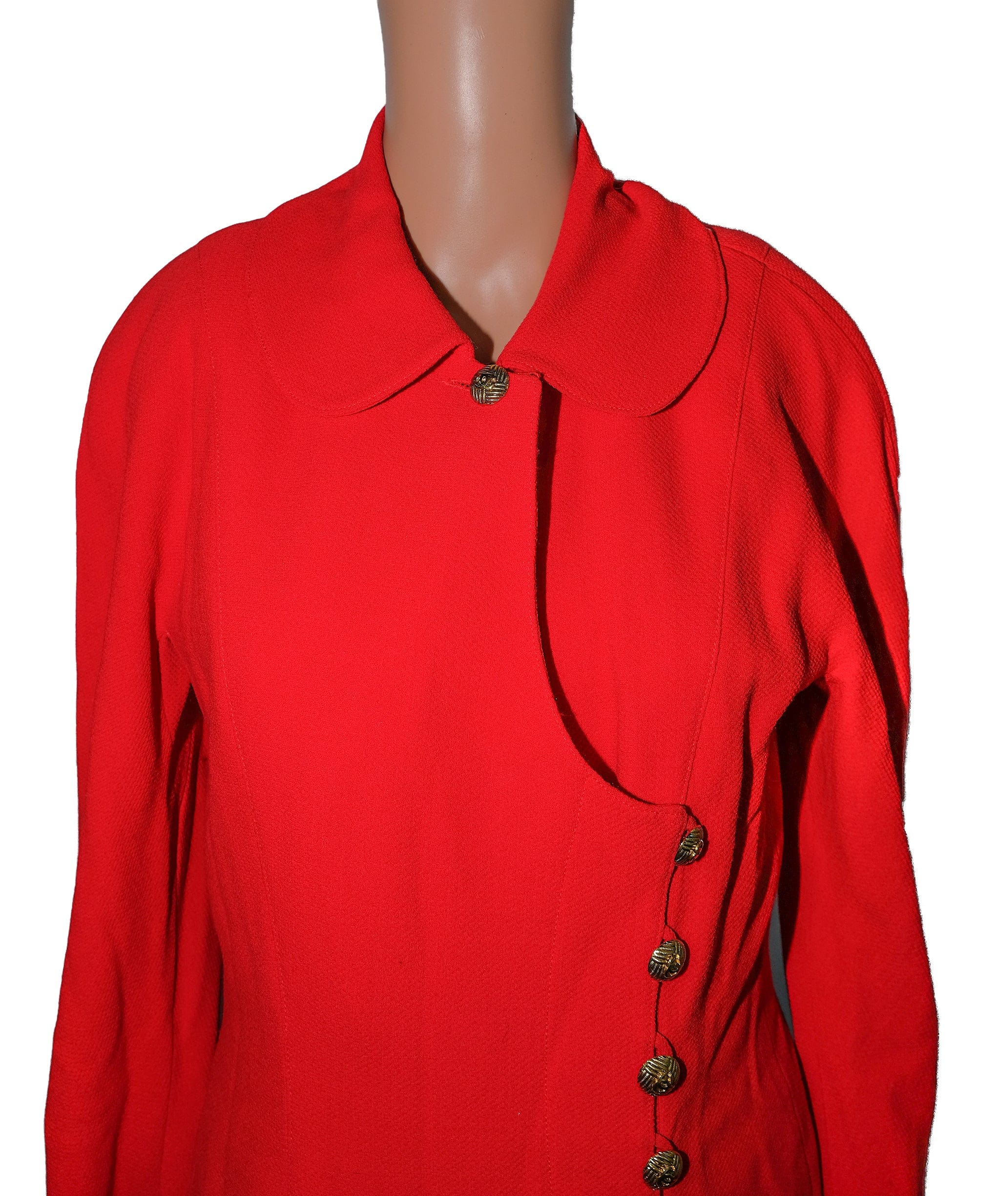 Chanel Chanel Red Dress Jacket 38 RJC2332