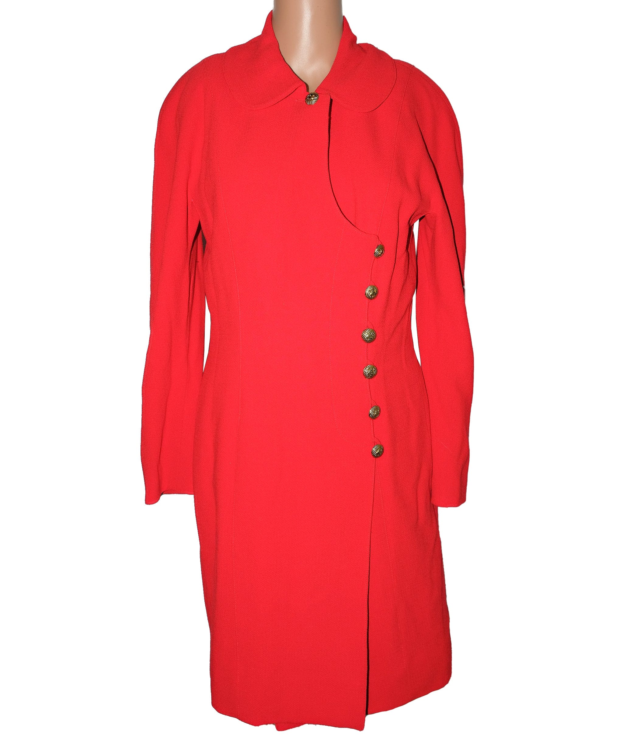 Chanel Chanel Red Dress Jacket 38 RJC2332