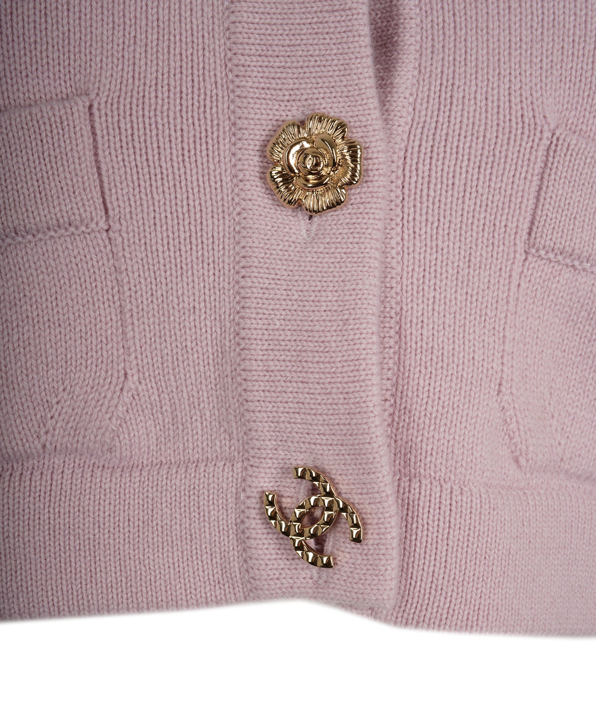 Chanel Chanel Short cardigan pink charms 22B FR36  AVC1327