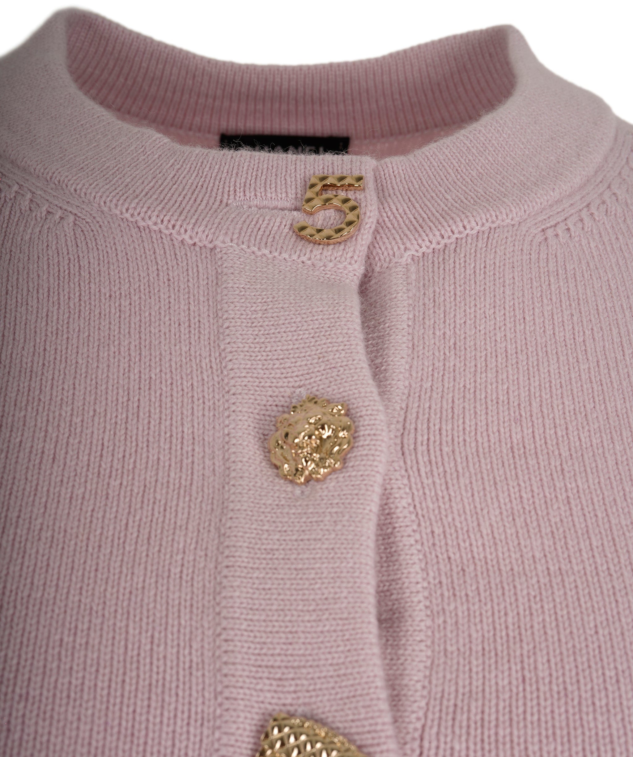 Chanel Chanel Short cardigan pink charms 22B FR36  AVC1327