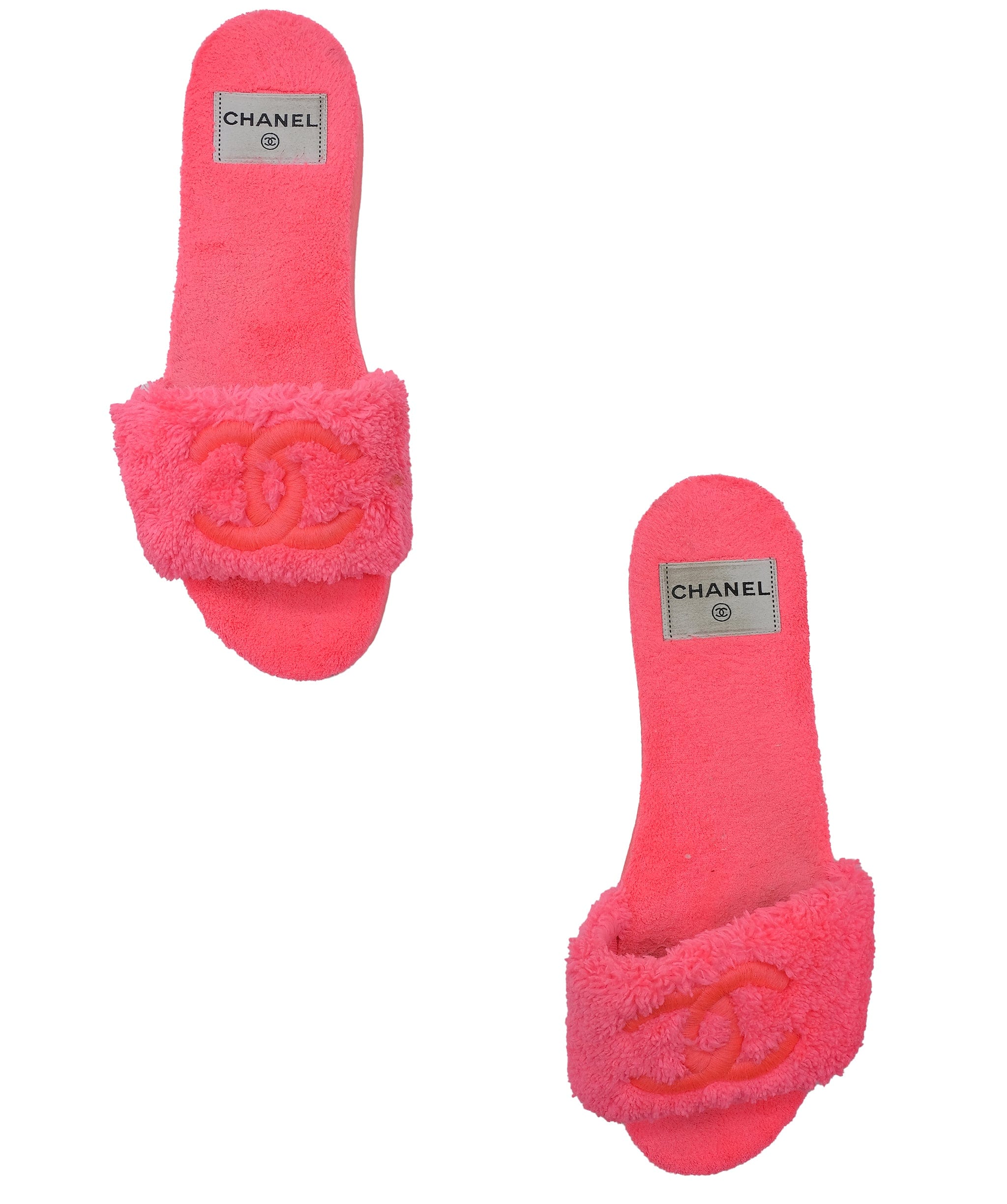 Chanel Chanel Slides Pink Size 40C RJC2890