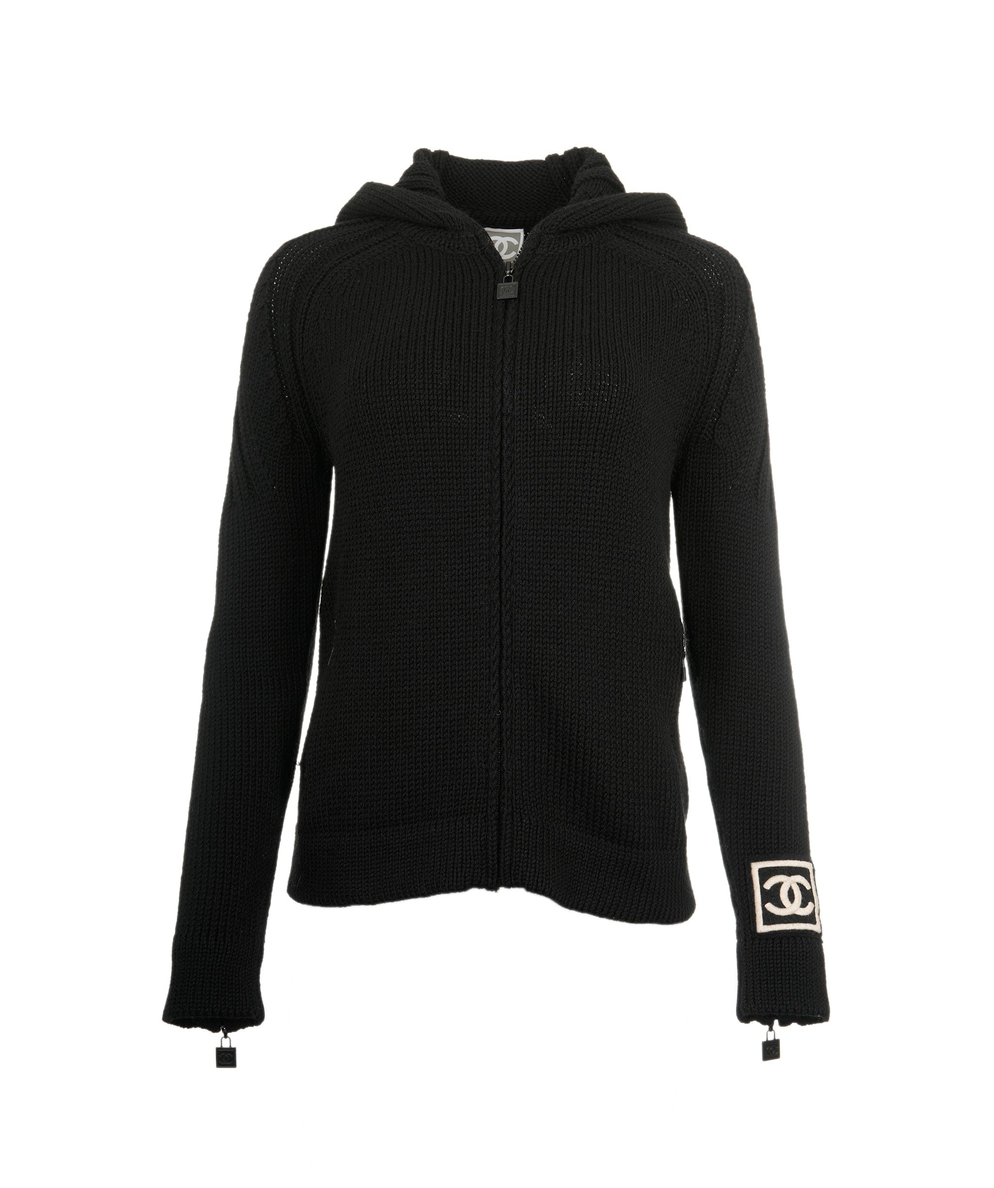 Chanel Chanel Sports 07A Knit Jacket Black ASL8632