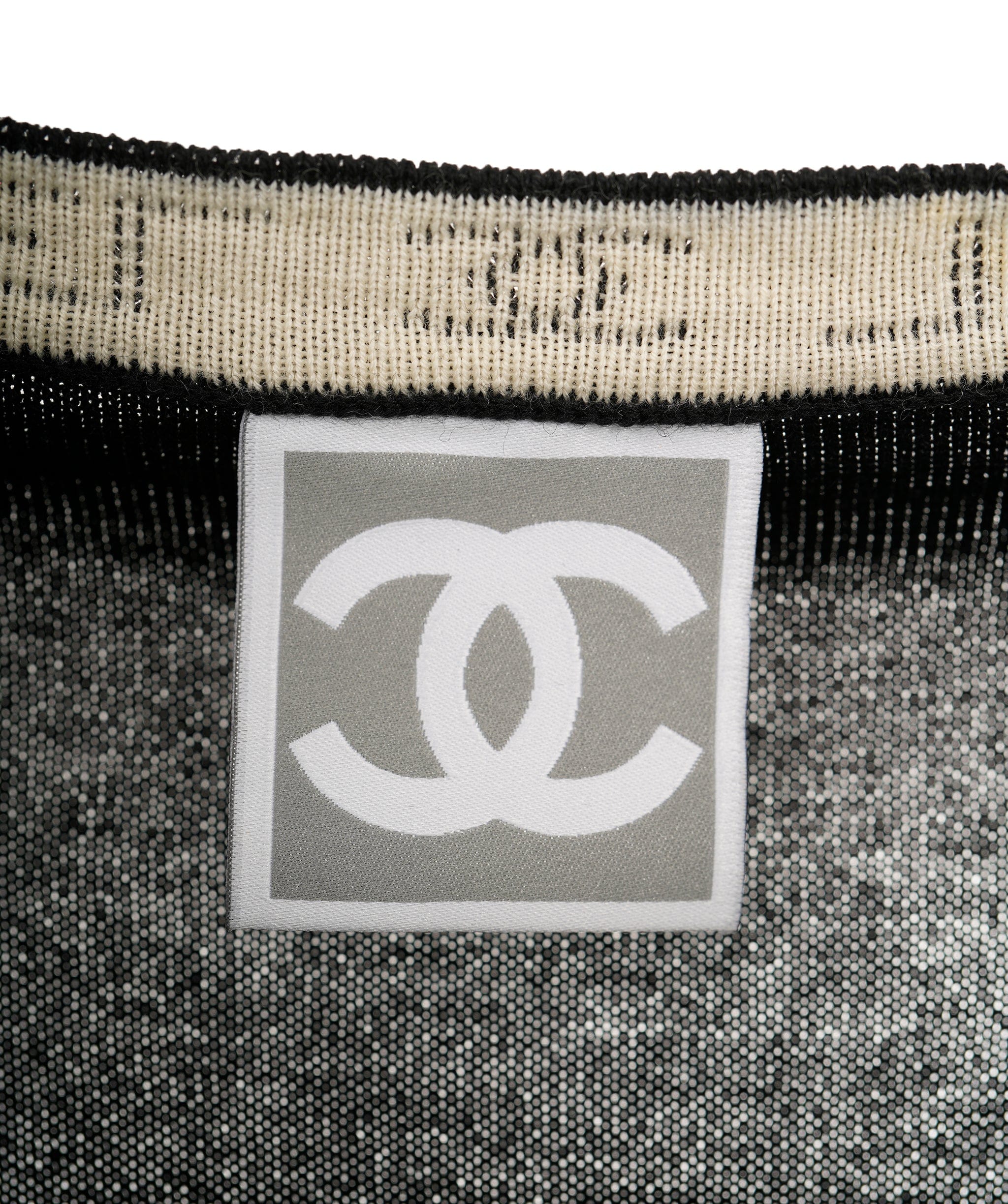 Chanel Chanel Sports 07A Logo Line Sweater Black