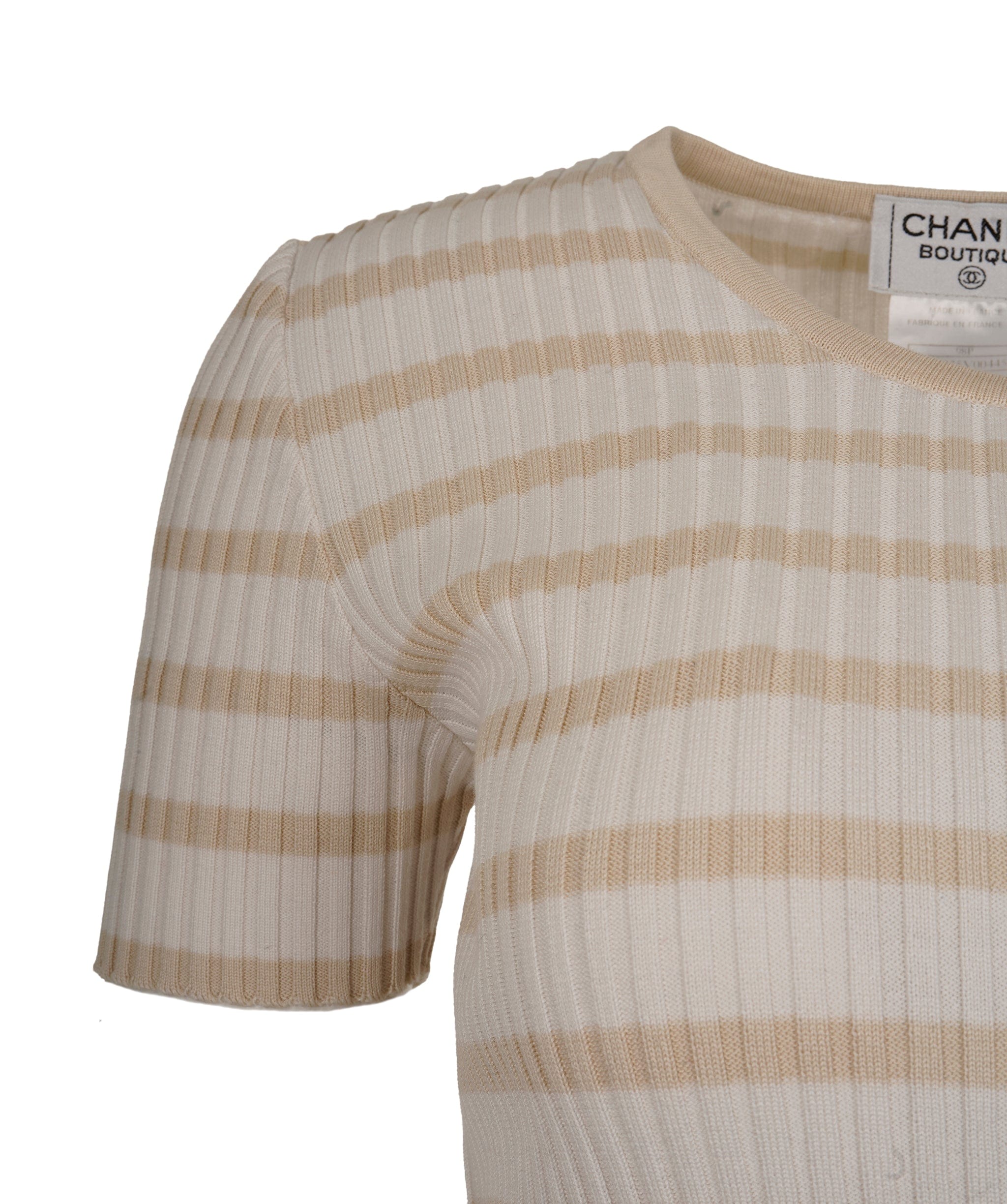 Chanel Chanel stripe cc top  ALC1032