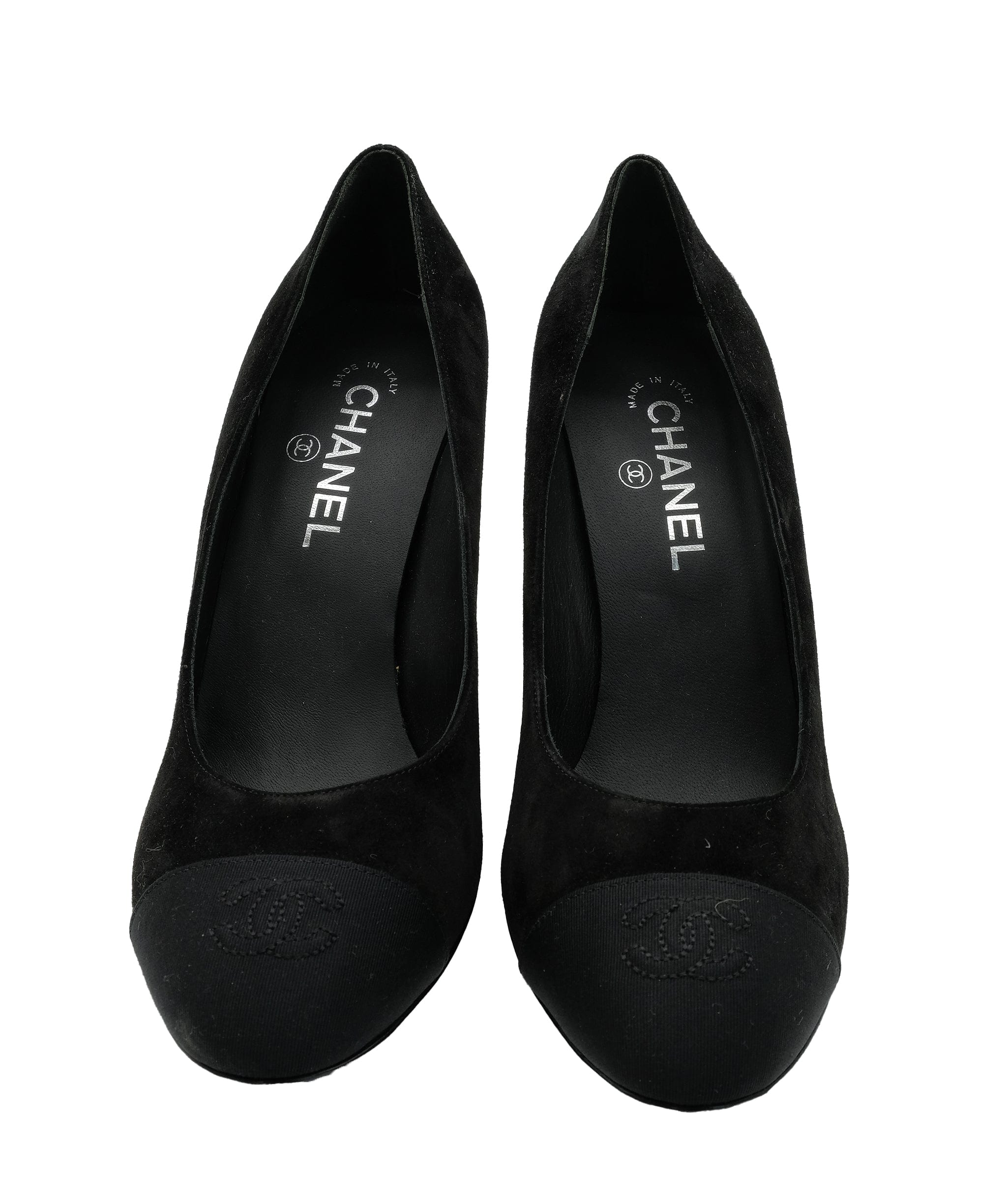 Chanel Chanel Suede Black Pumps RJC2749