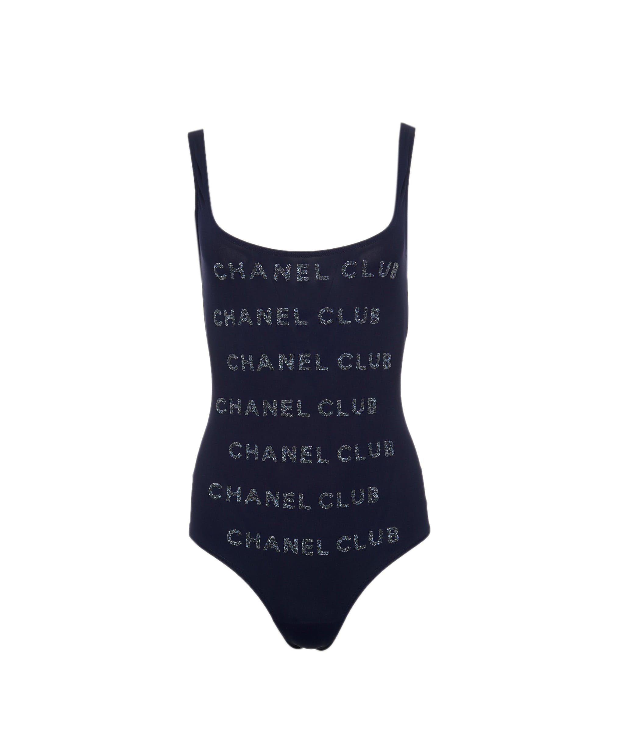 Chanel Chanel Swimsuit 1 pc blue Chanel club FR36 P56834V25564 AVC1145