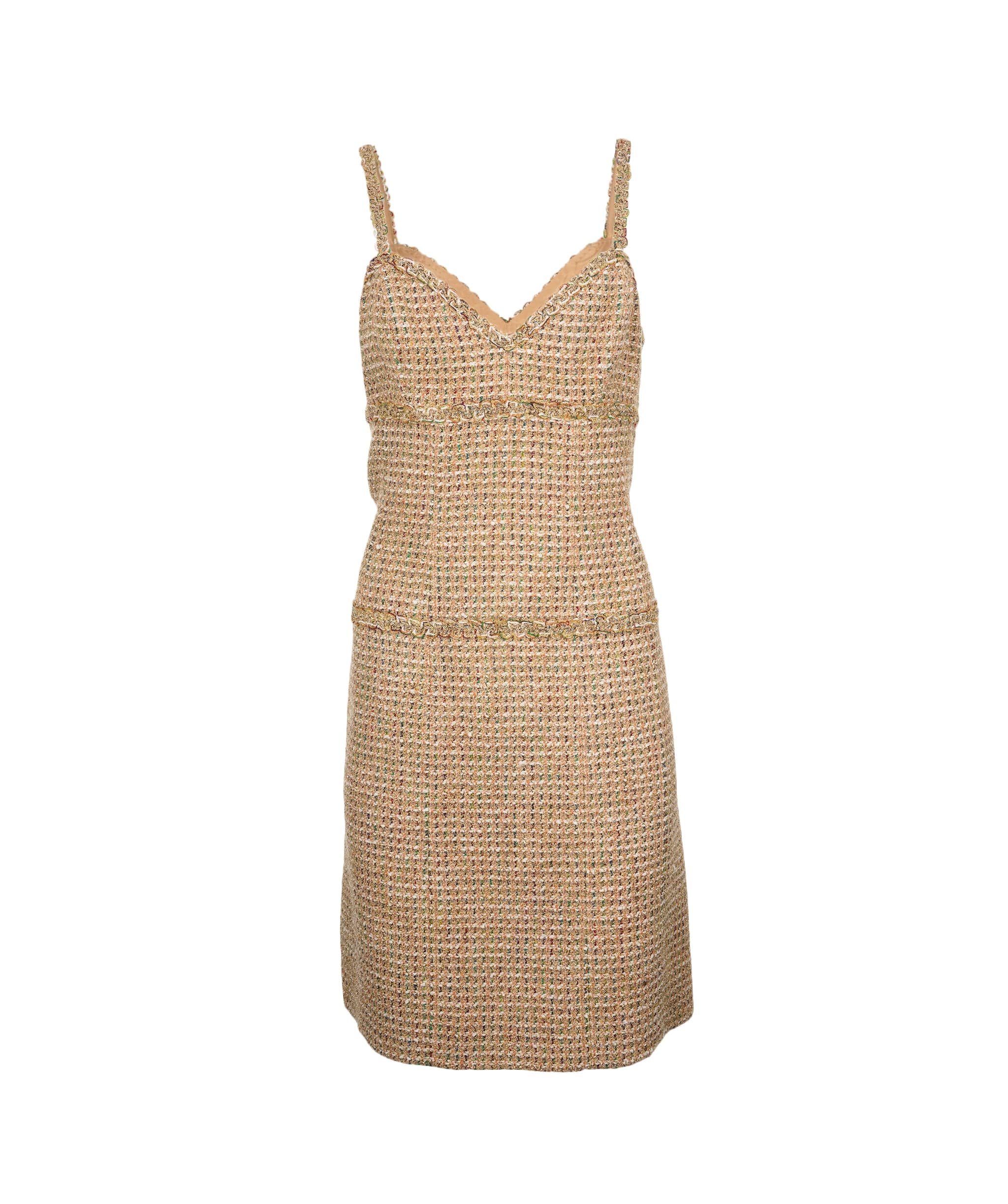 Chanel Chanel tweed metallic dress ASL4086