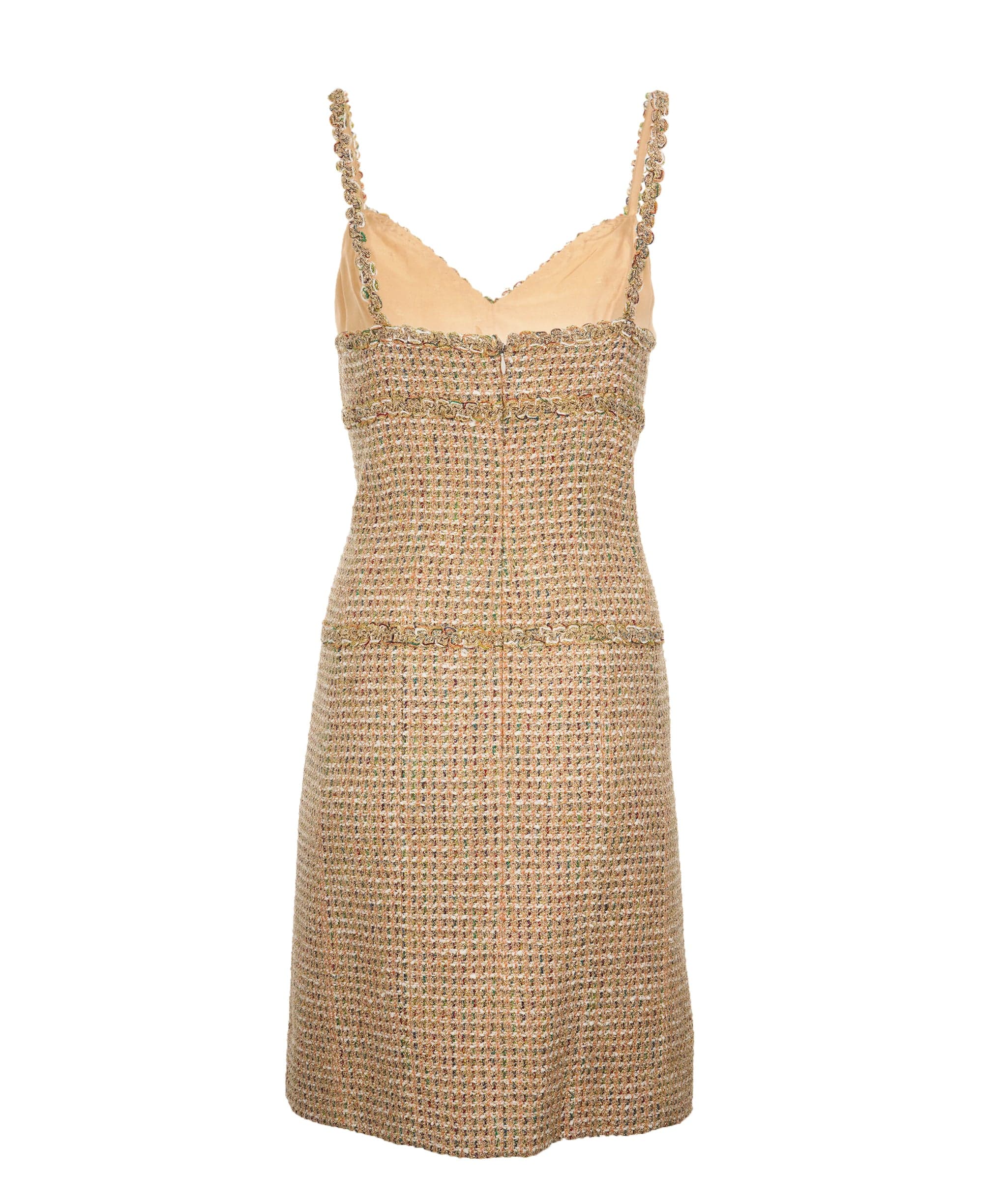 Chanel Chanel tweed metallic dress ASL4086