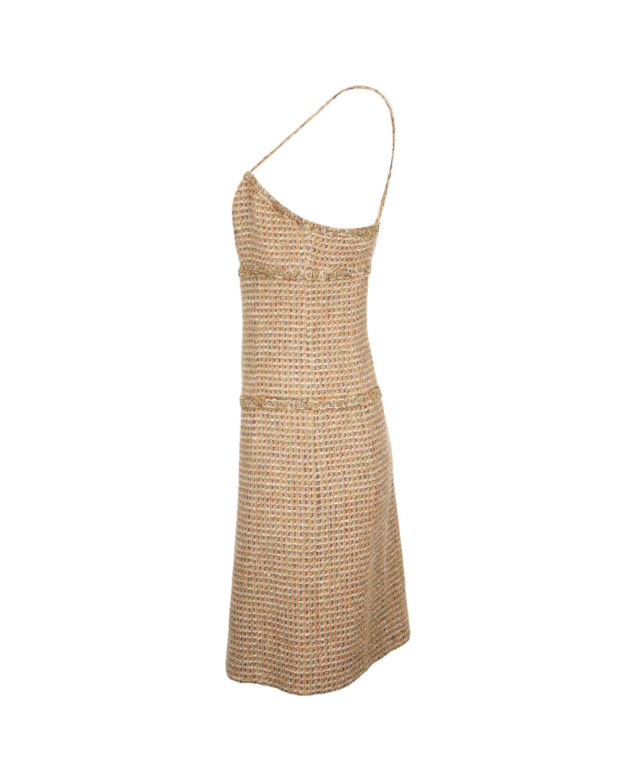 Chanel Chanel tweed metallic dress ASL4086