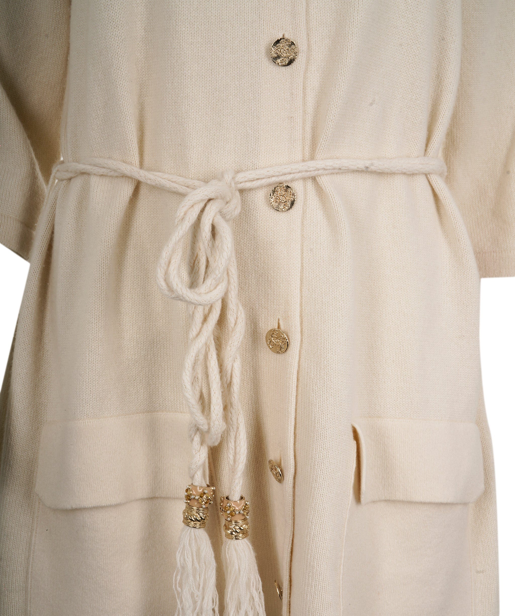 Chanel Chanel White CC cardigan ALL0490