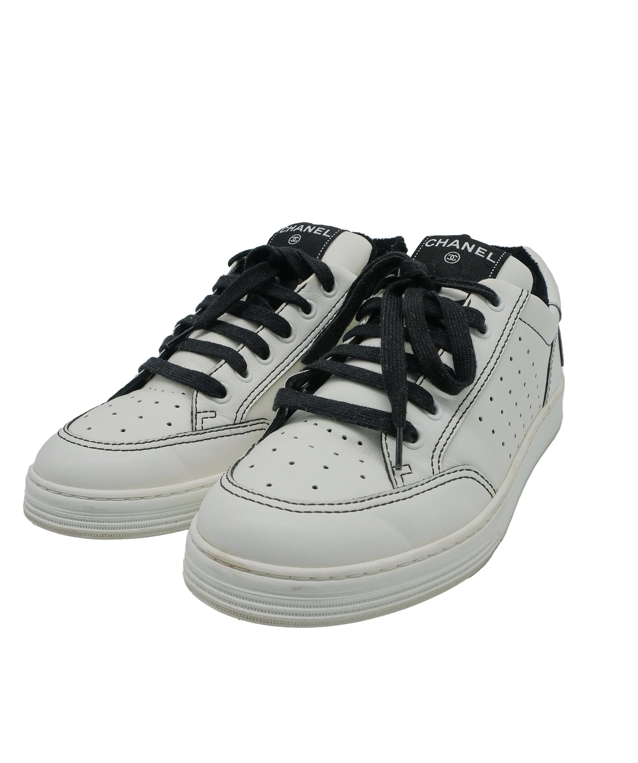 Chanel Chanel Black and White Sneakers 40 RJC3376