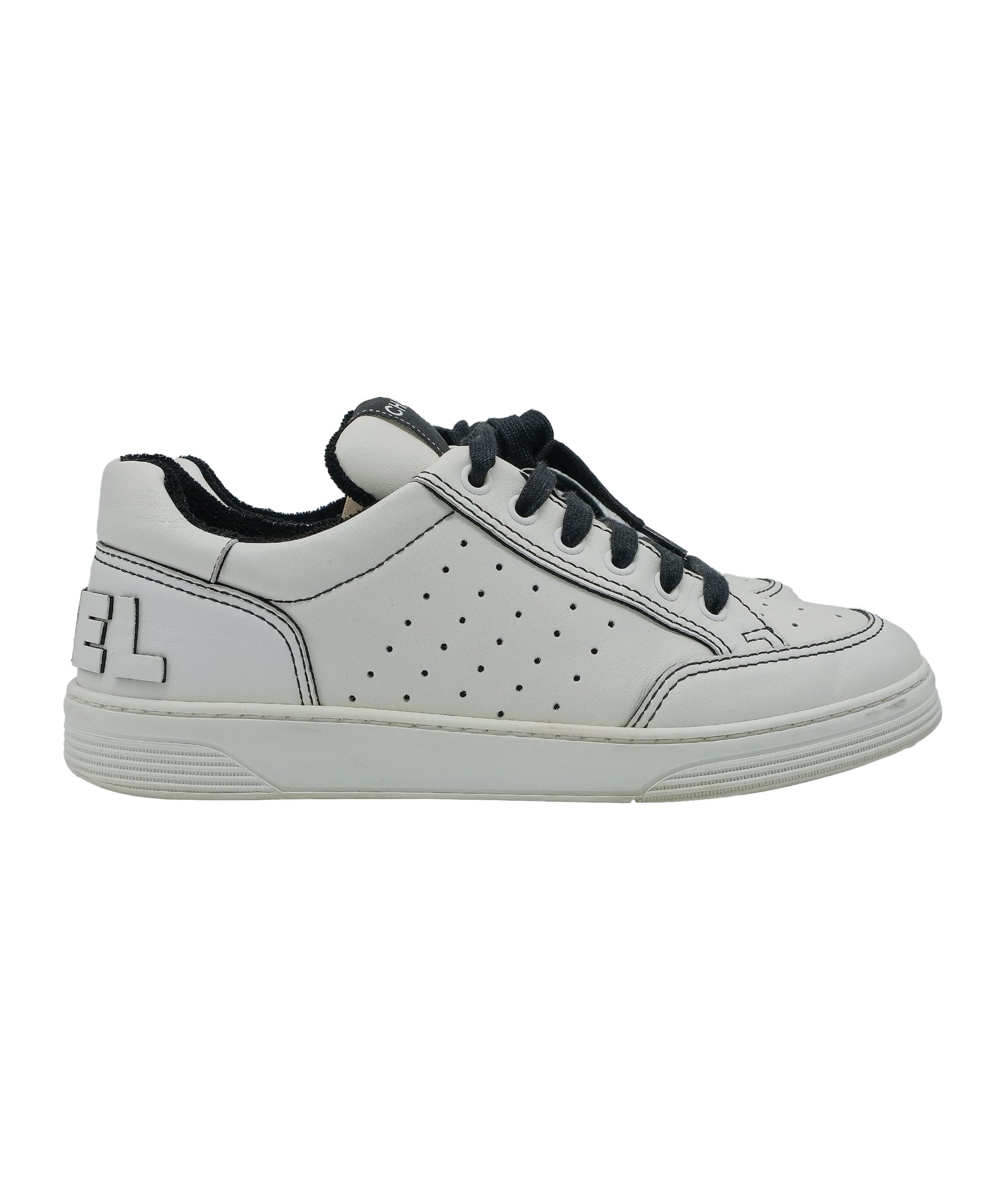 Chanel Chanel Black and White Sneakers 40 RJC3376