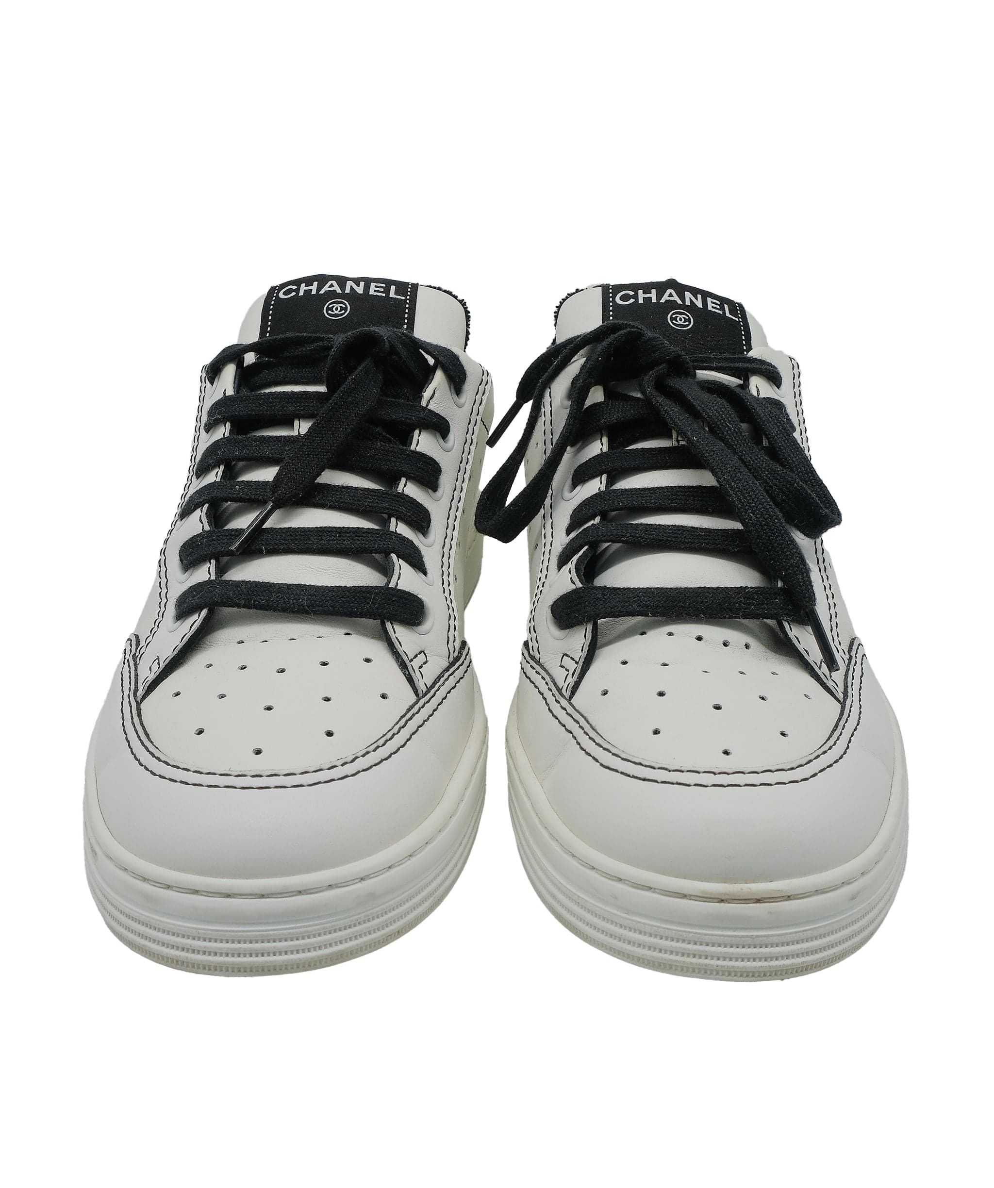 Chanel Chanel Black and White Sneakers 40 RJC3376