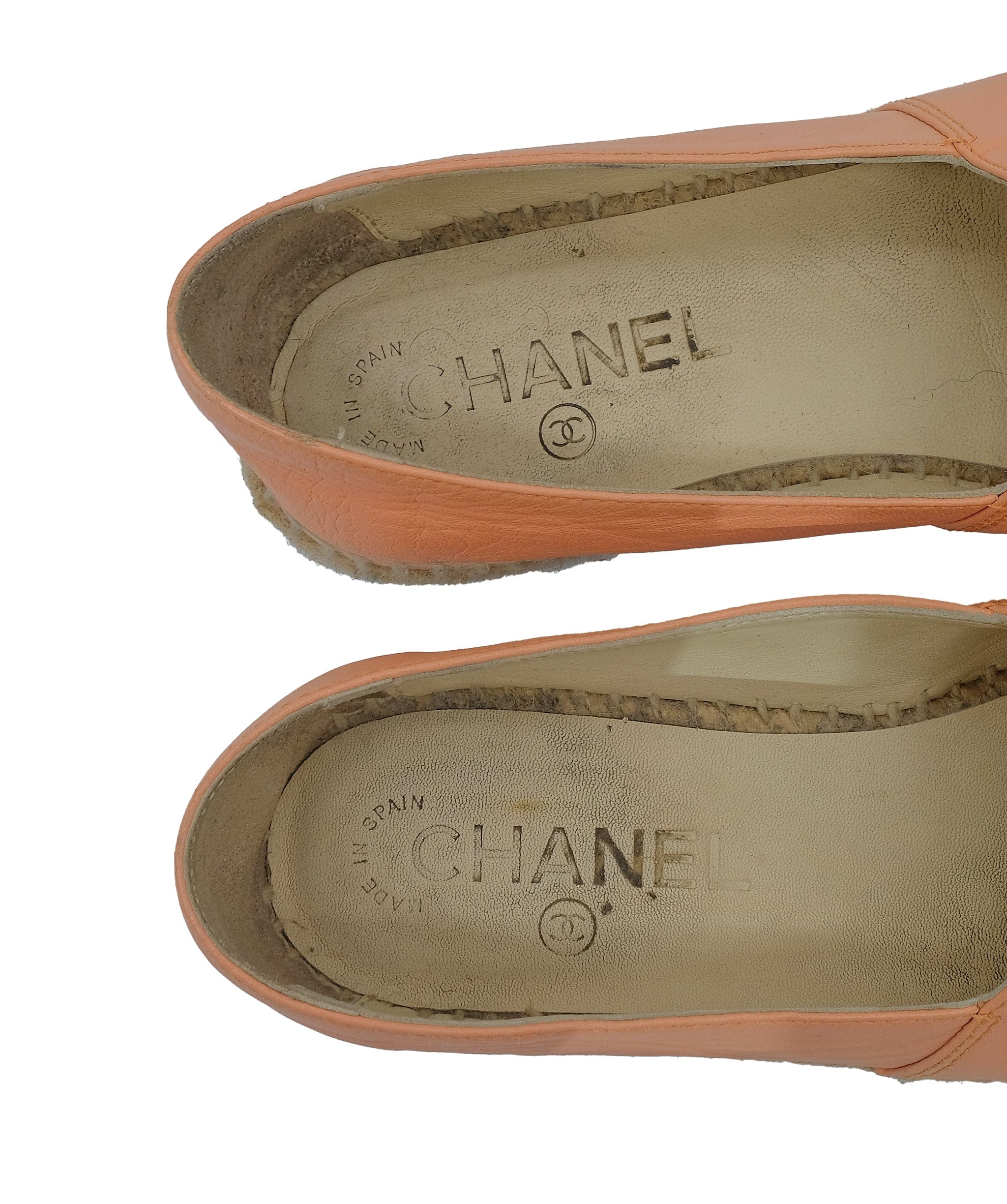 Chanel Chanel Espadrilles Pink/Black 36 RJC3270