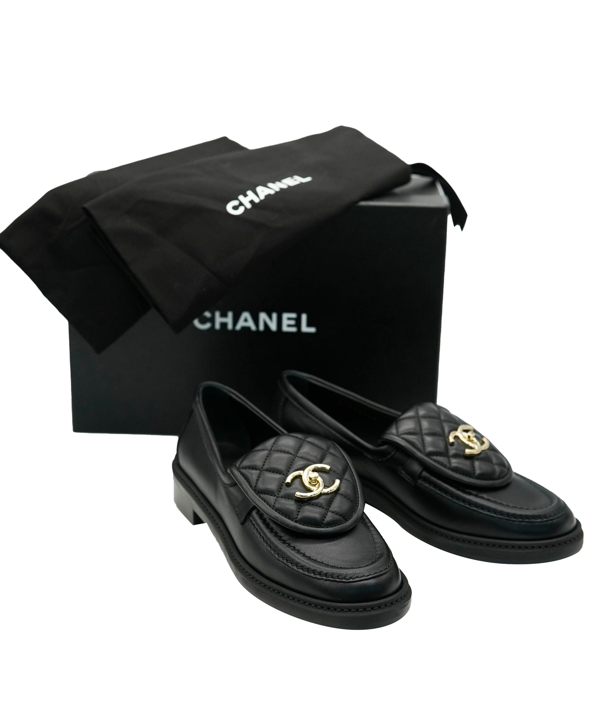 Chanel Chanel Quilted Loafers 38 BNIB ALC1763