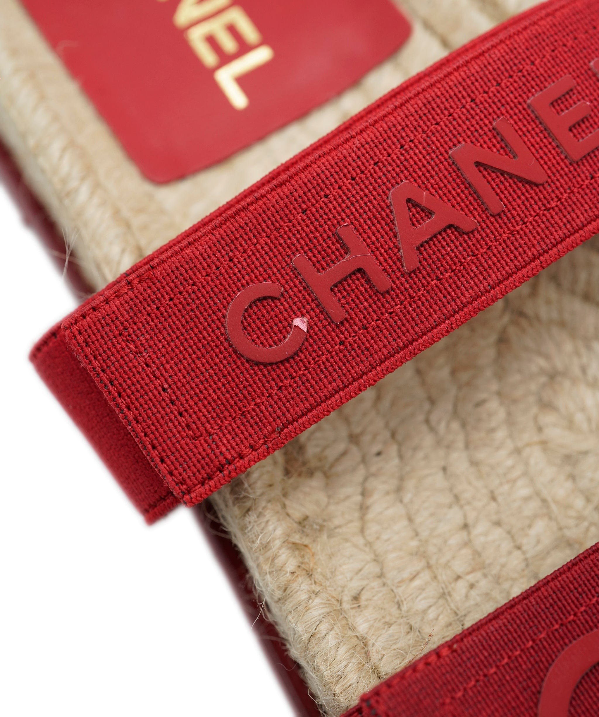 Chanel Chanel Red Sandals 38  ALC1089