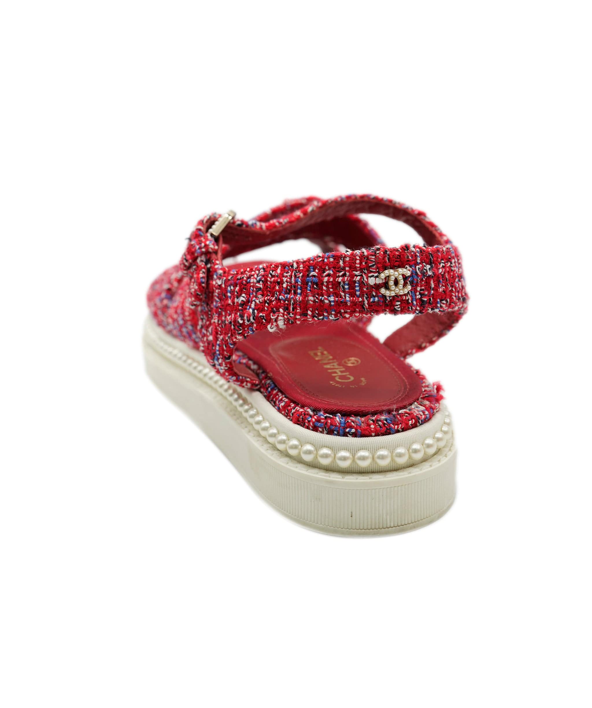 Chanel Chanel Red Sandals  ALC1079