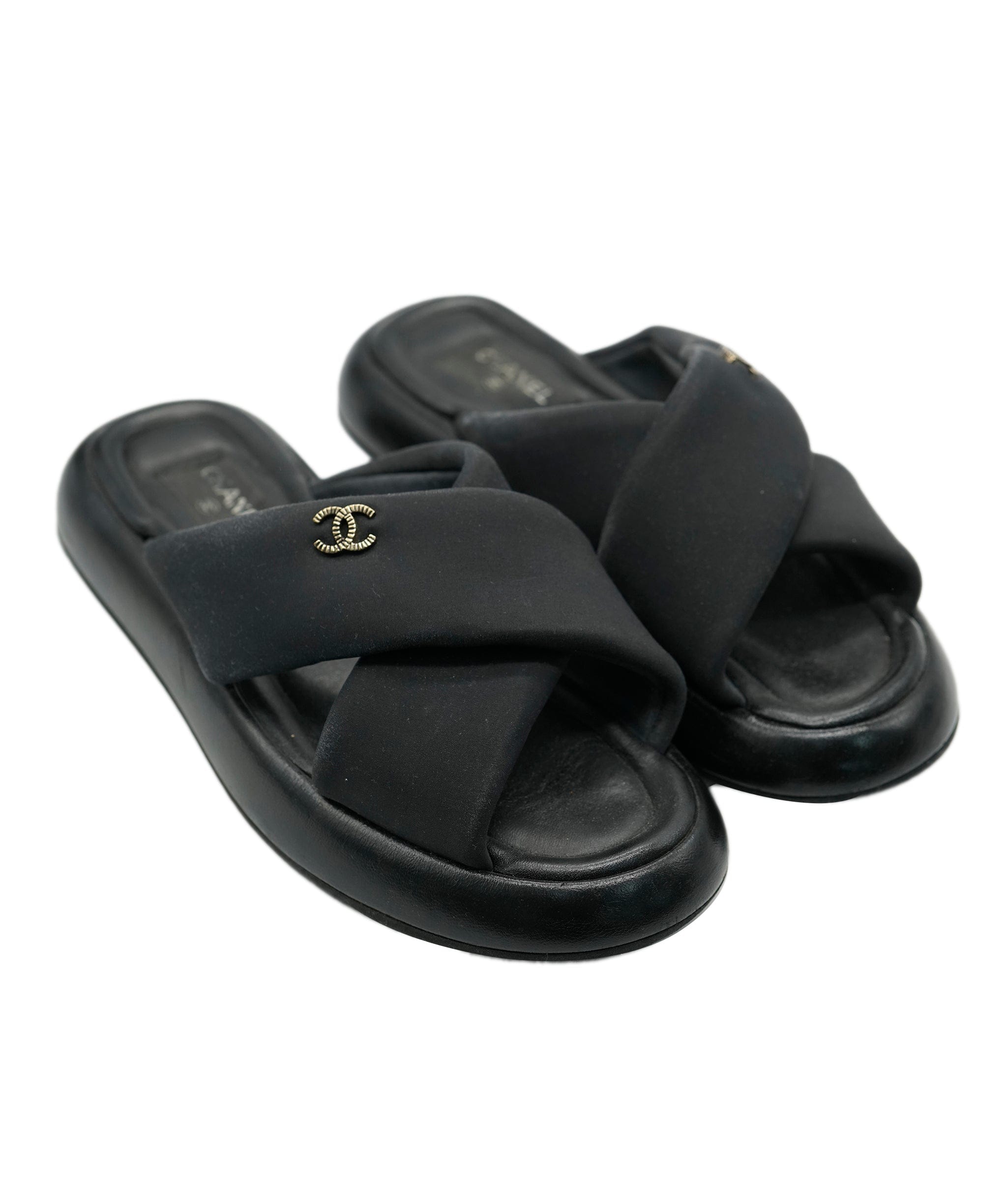 Chanel Chanel Slippers black 40 ASC4872