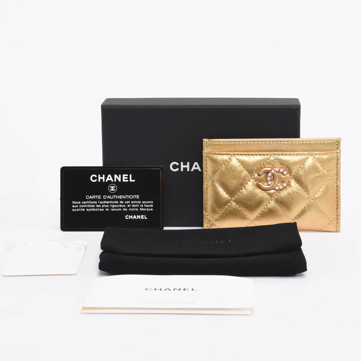 Chanel Chanel Gold Card Holder