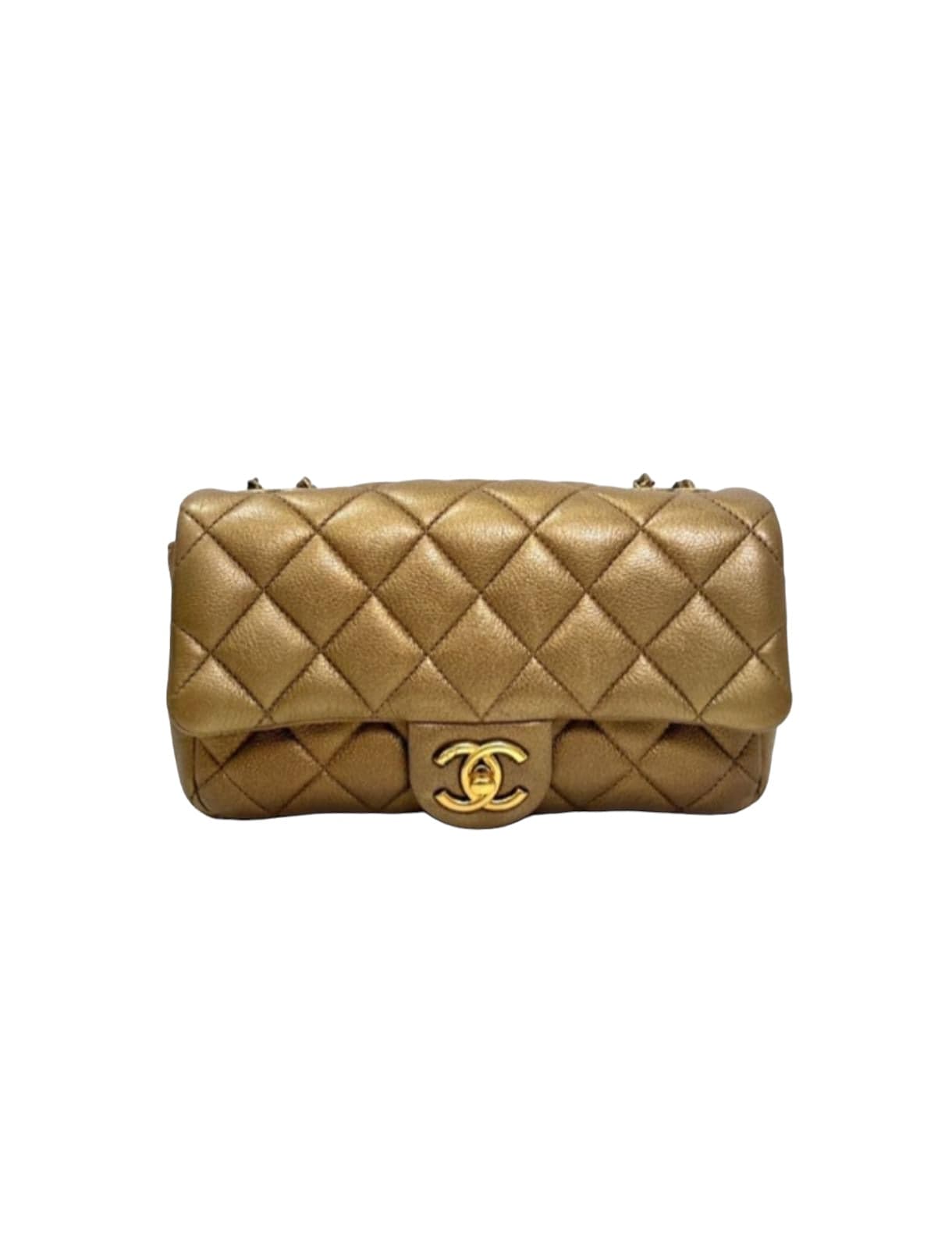 Chanel Chanel Gold CF Small in Aged Calfskin