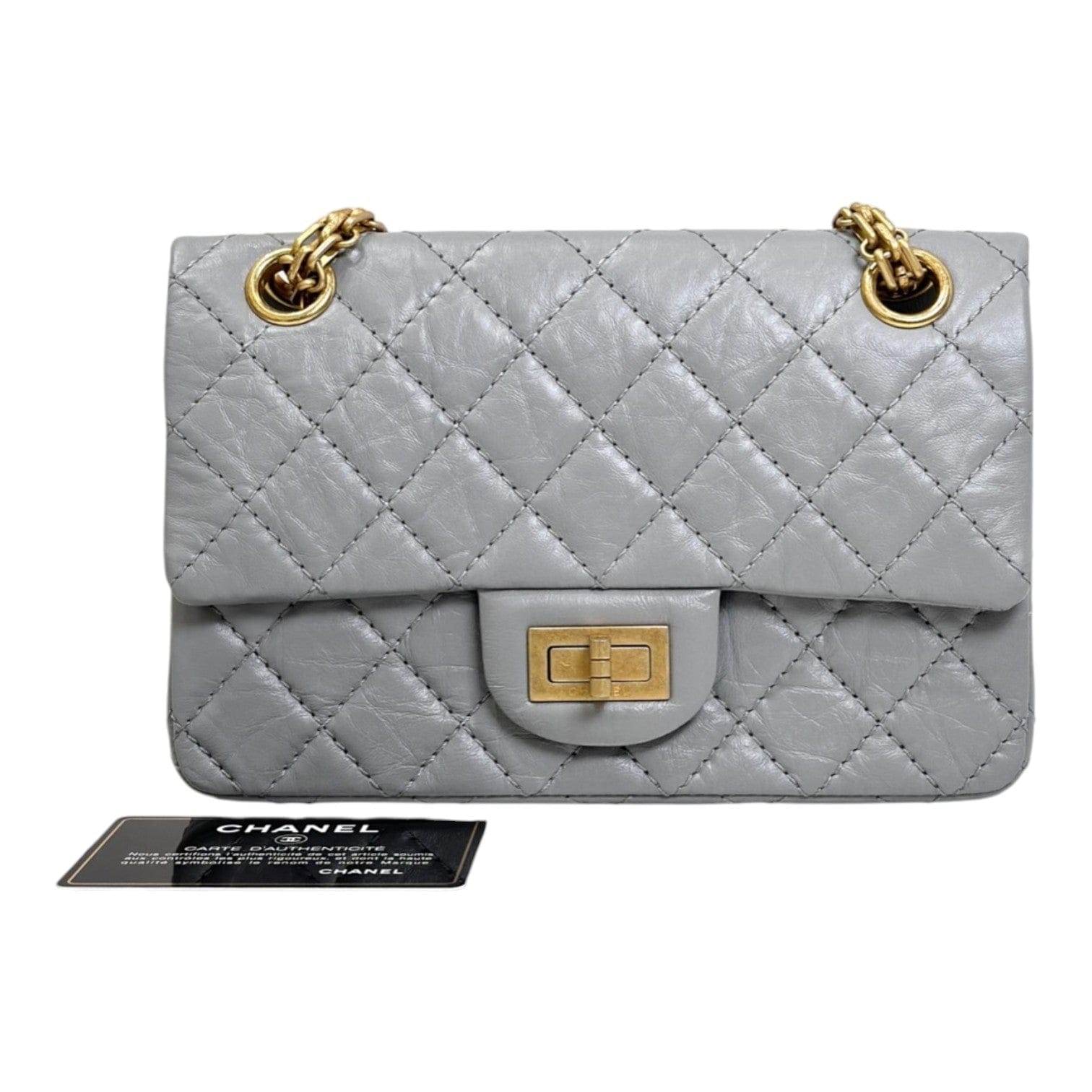 Chanel Chanel Reissue Mini Grey Calfskin Bag