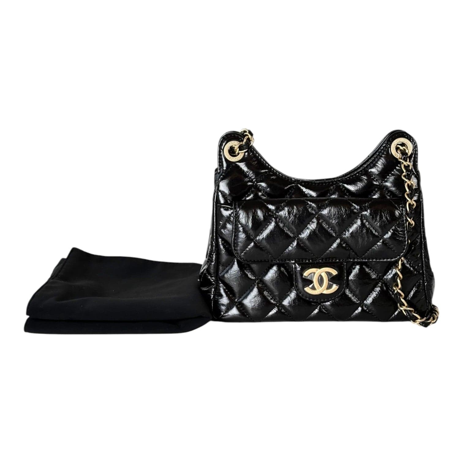 Chanel Chanel Small Black Hobo Bag
