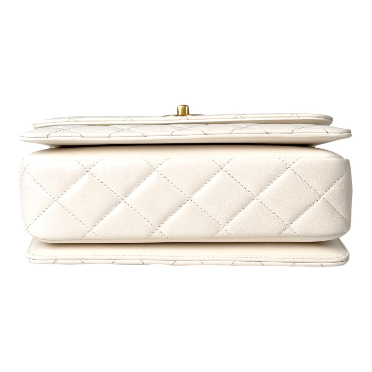 Chanel Chanel White Classic Flap Handle Bag