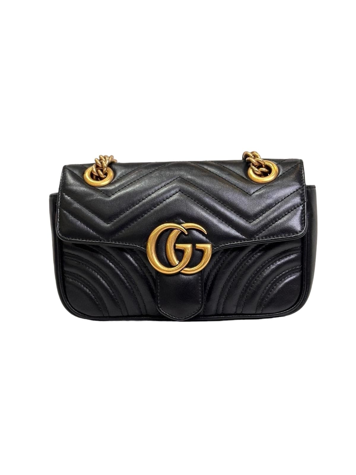 Chanel Gucci Marmot Mini Black Bag