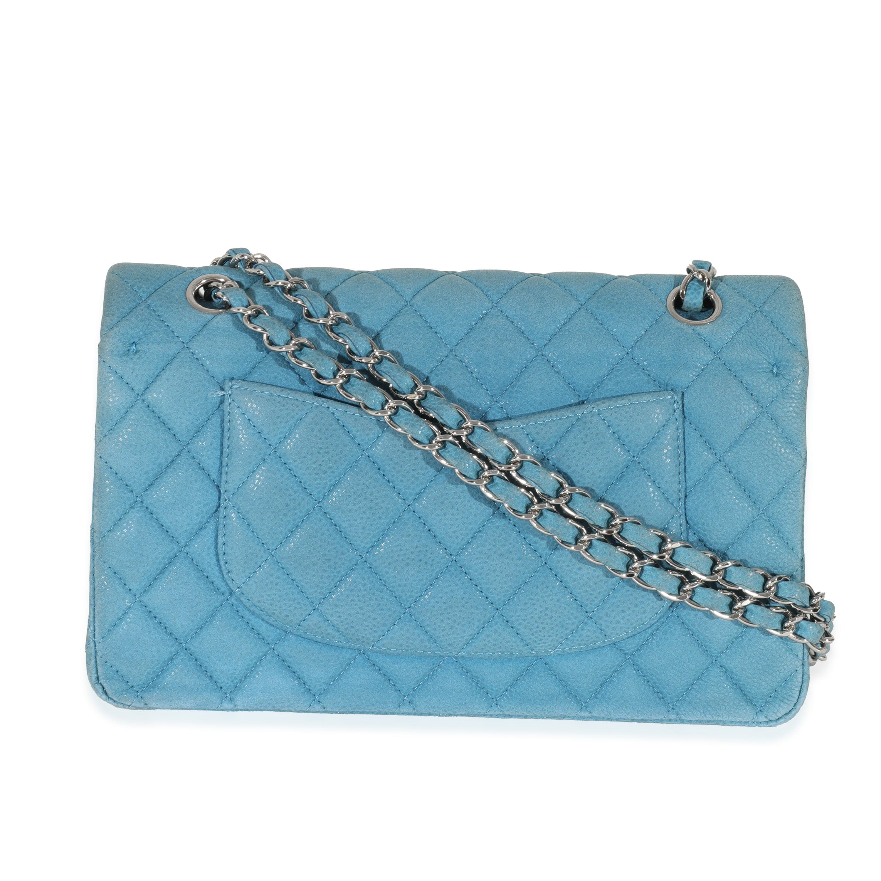 Chanel Chanel Blue Matte Caviar Medium Classic Double Flap Bag