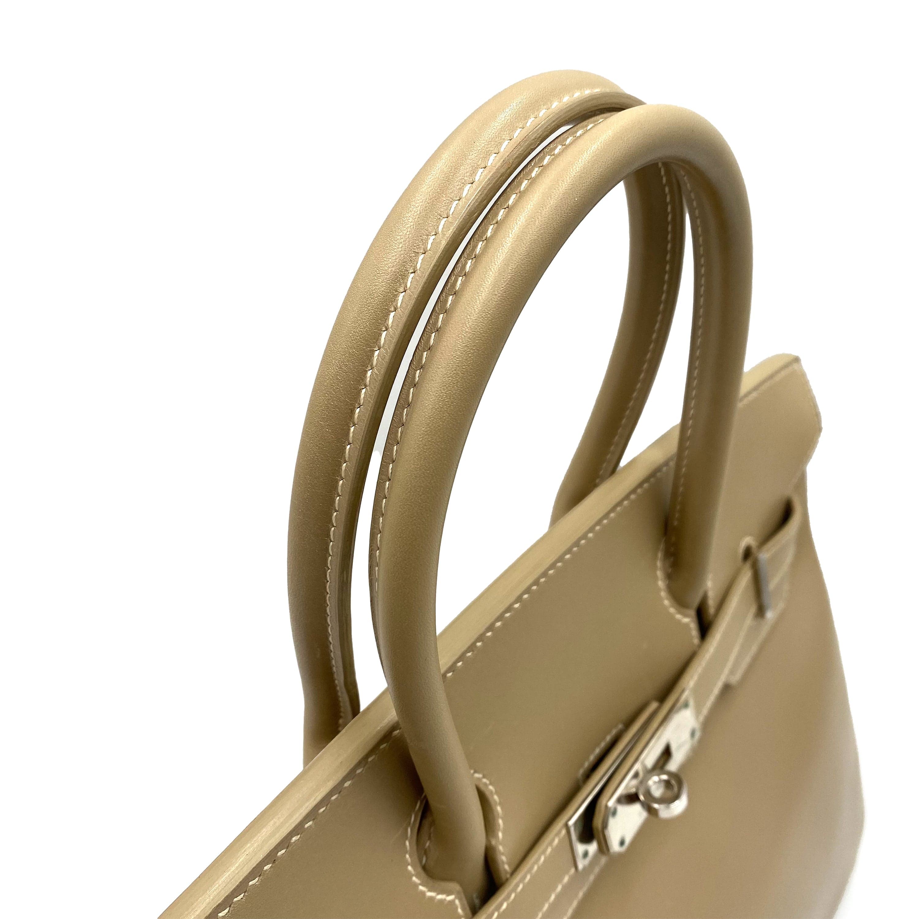 Chanel HERMES BIRKIN 30 BEIGE TYPE BOXCALF HAND BAG □G SHW 90232423