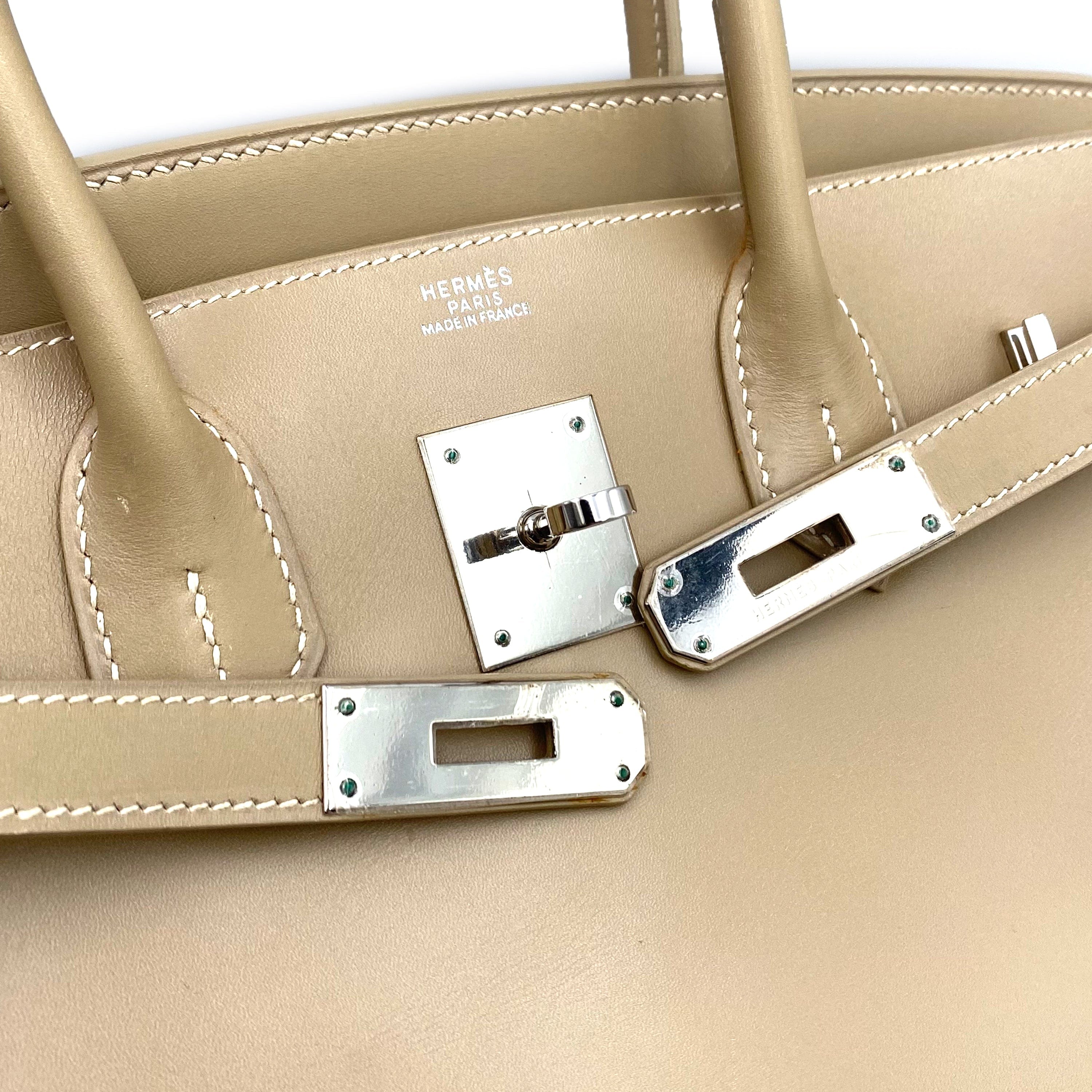 Chanel HERMES BIRKIN 30 BEIGE TYPE BOXCALF HAND BAG □G SHW 90232423