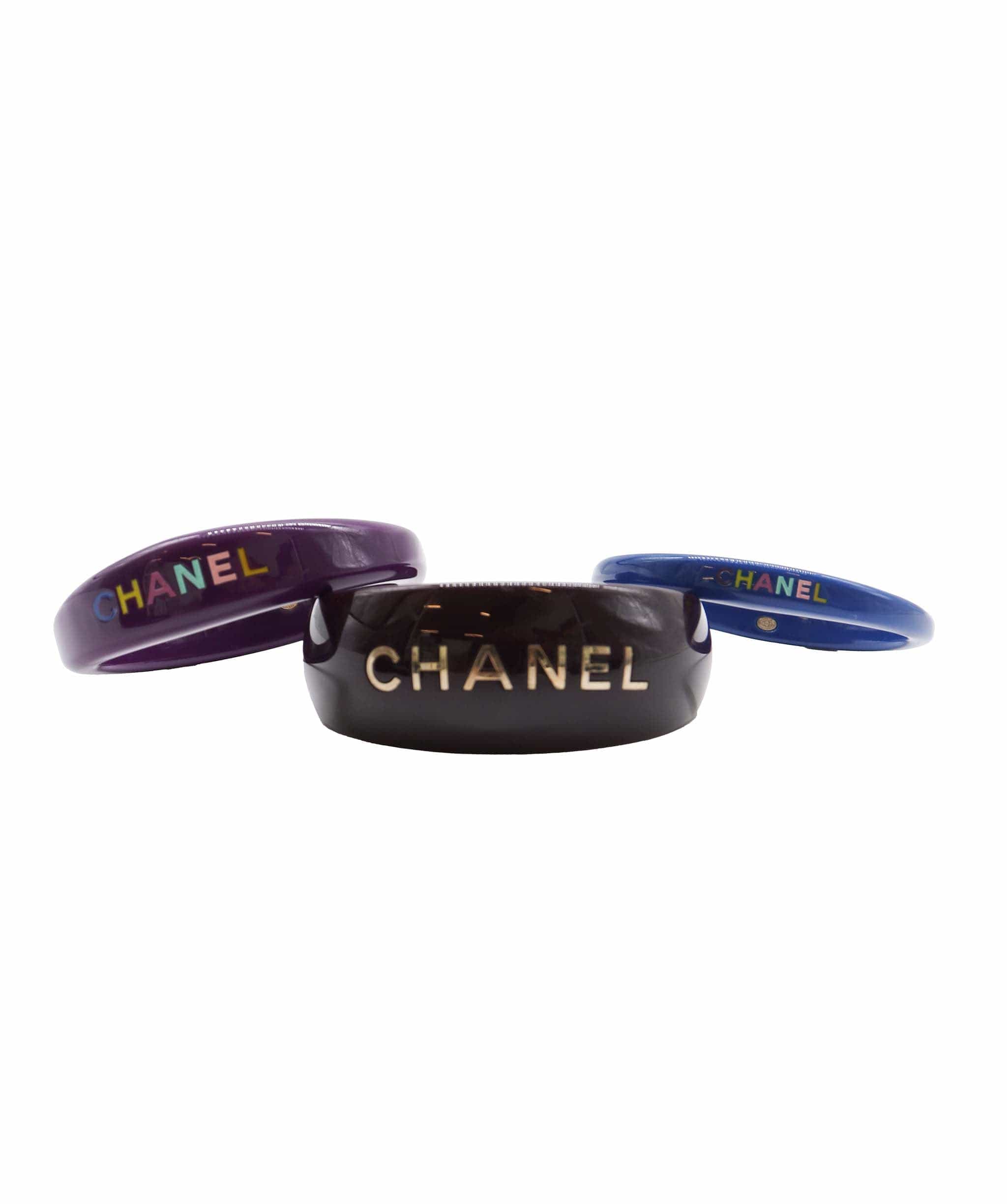 Chanel chanel arcylic bracelet set of 3 DXBS1554