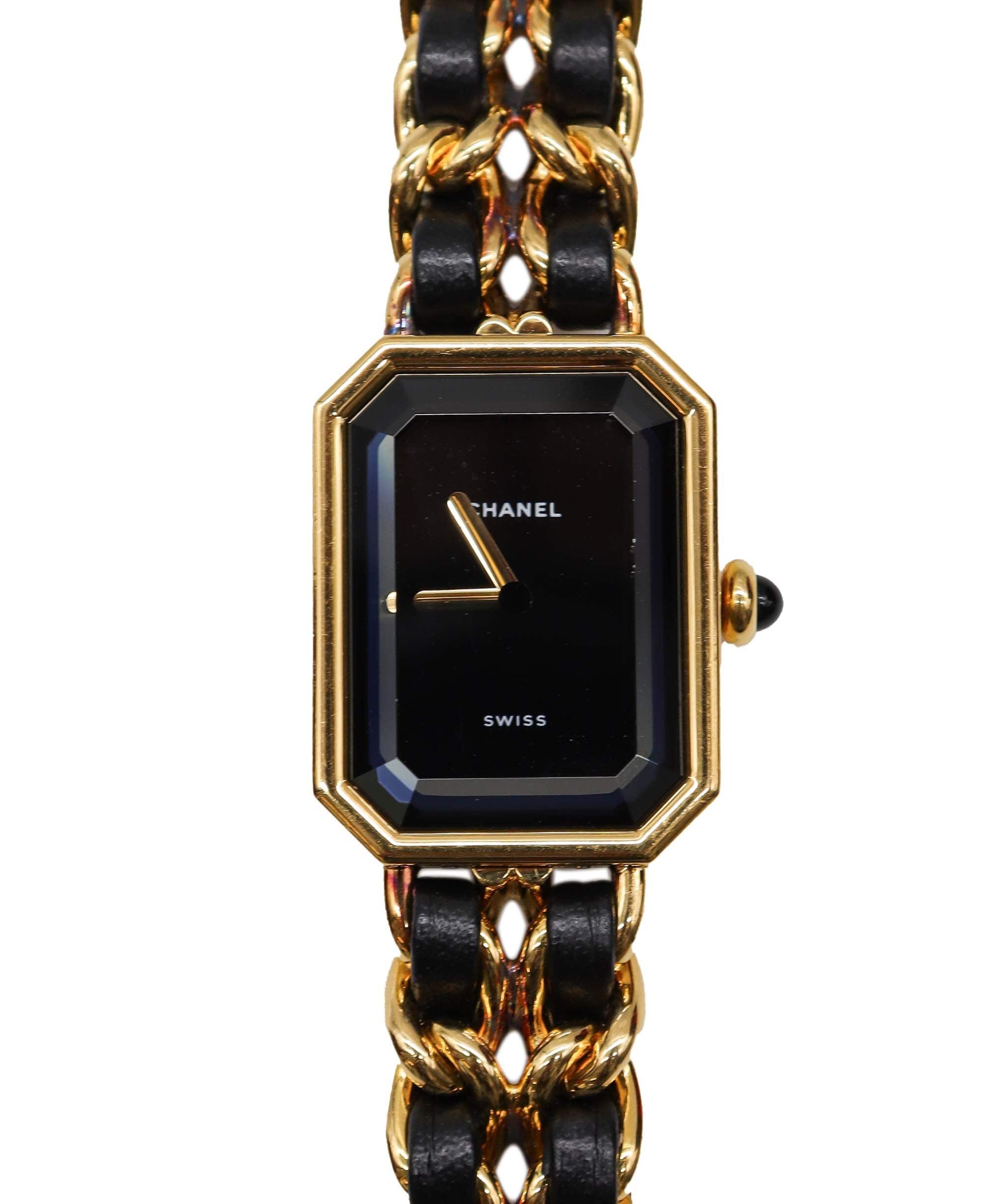 Chanel Chanel Black Gold Quartz Premiere L size Watch - DXBS0975