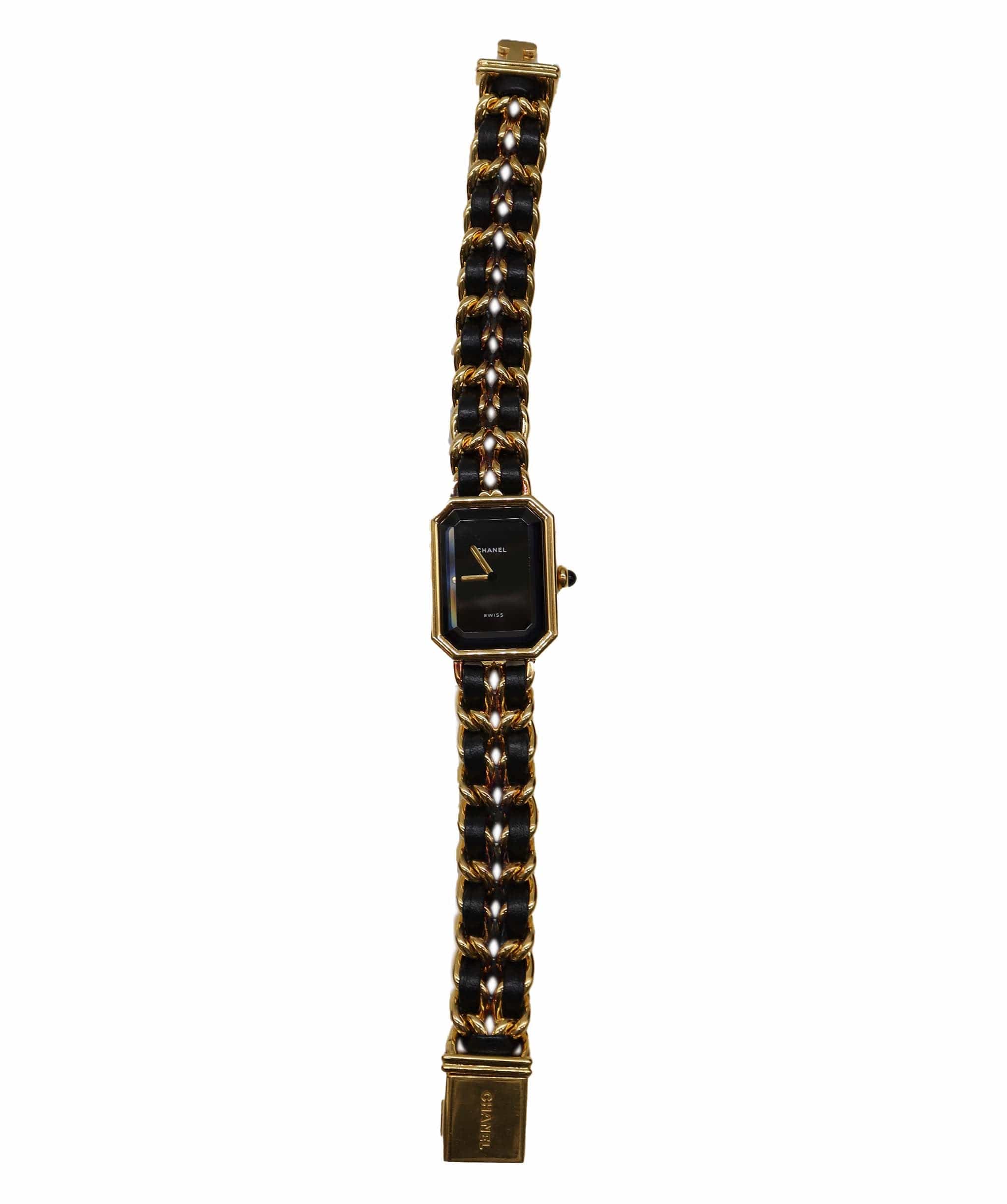 Chanel Chanel Black Gold Quartz Premiere L size Watch - DXBS0975