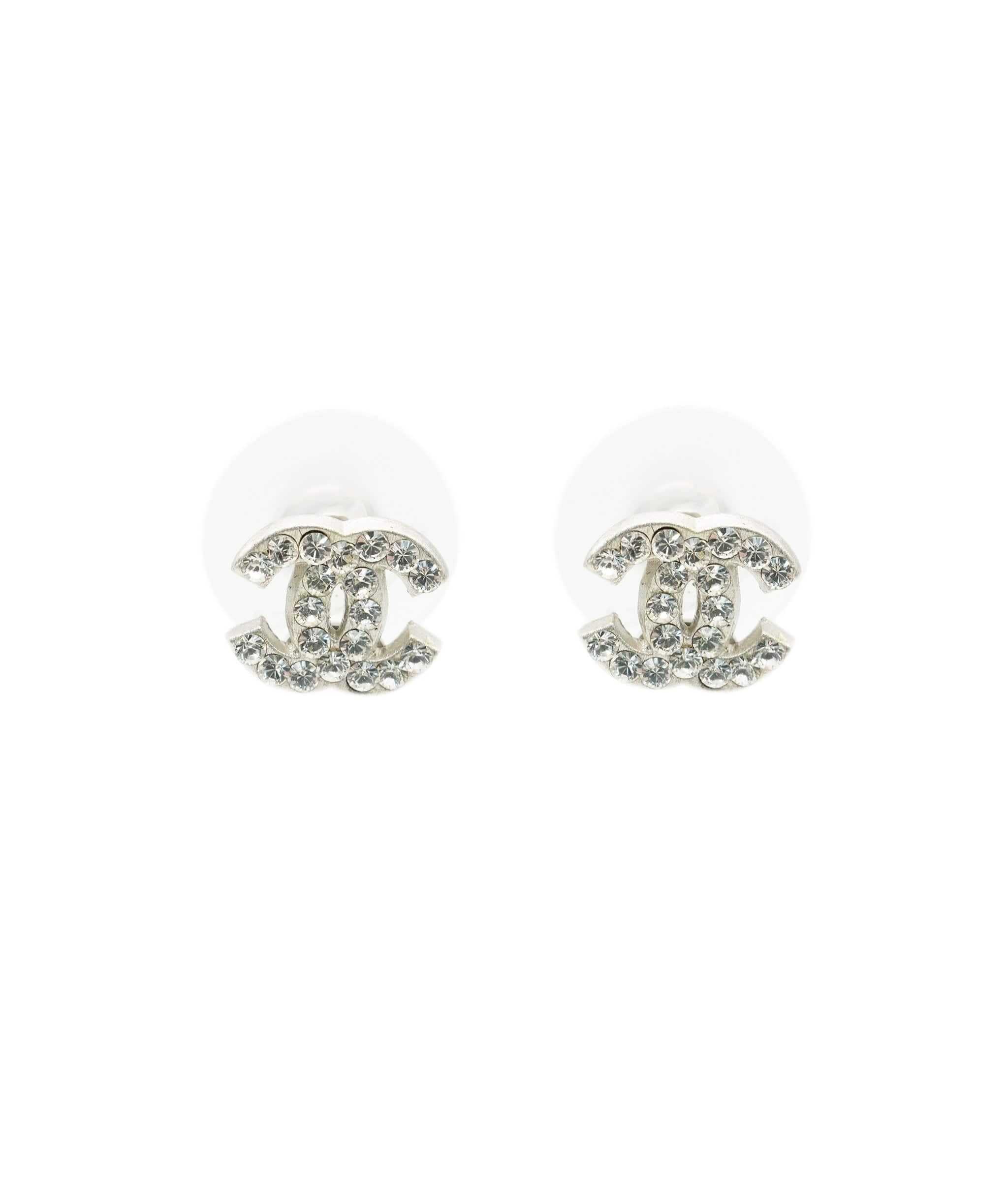 Chanel CHANEL CC Diamonte Earrings 05P DBXS2173