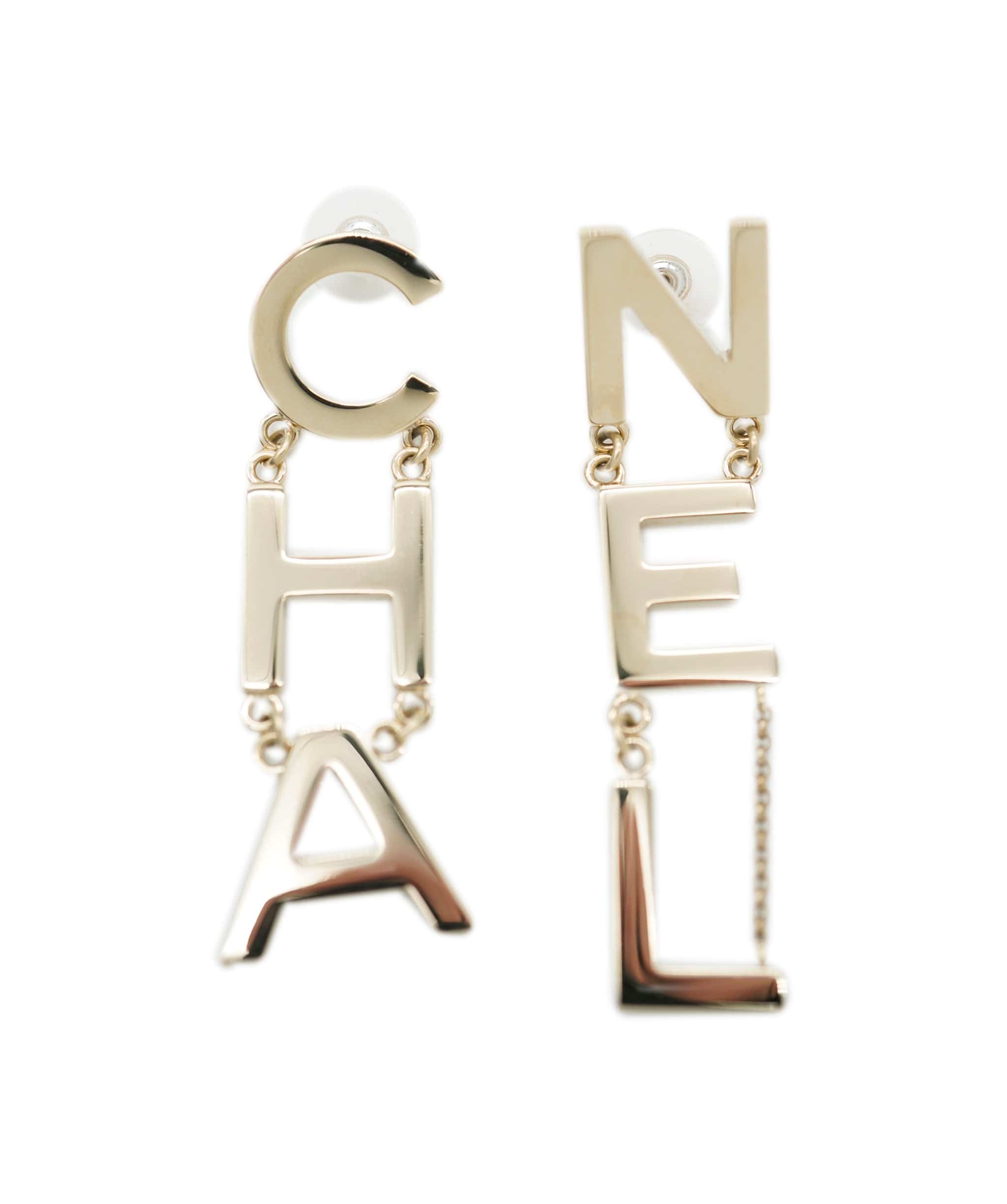 Chanel Chanel CH-ANEL Runway Earrings 5FA08N UKL1365