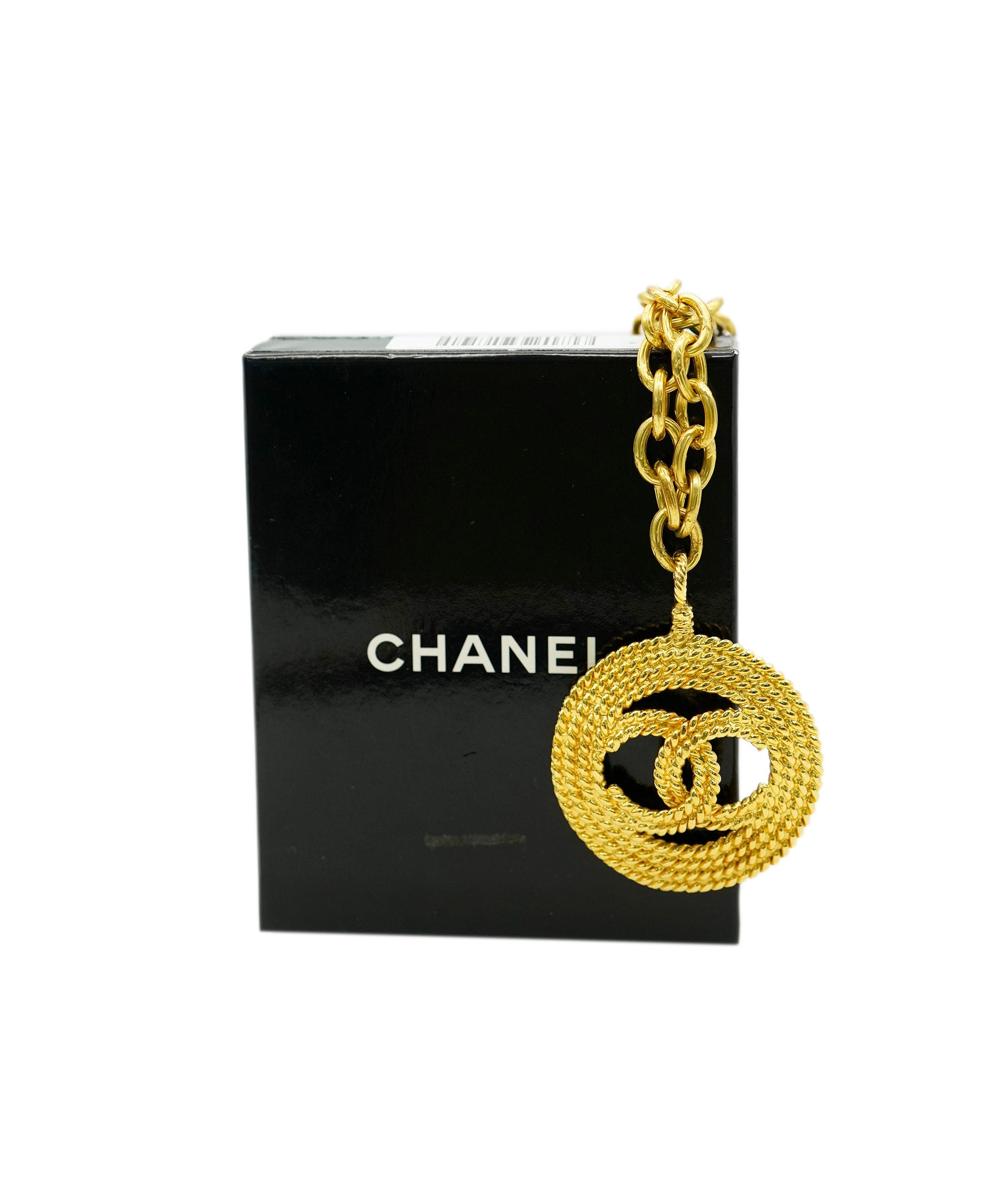 Chanel CHANEL COCO Mark Necklace Gold CC Auth am6333 DBXS1735