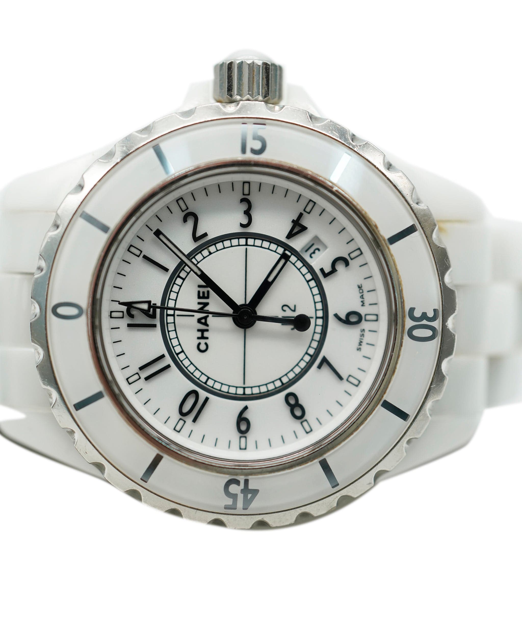 Chanel Chanel J12 White Chronograph Watch, 33 MM RRP £5000 ALC1815