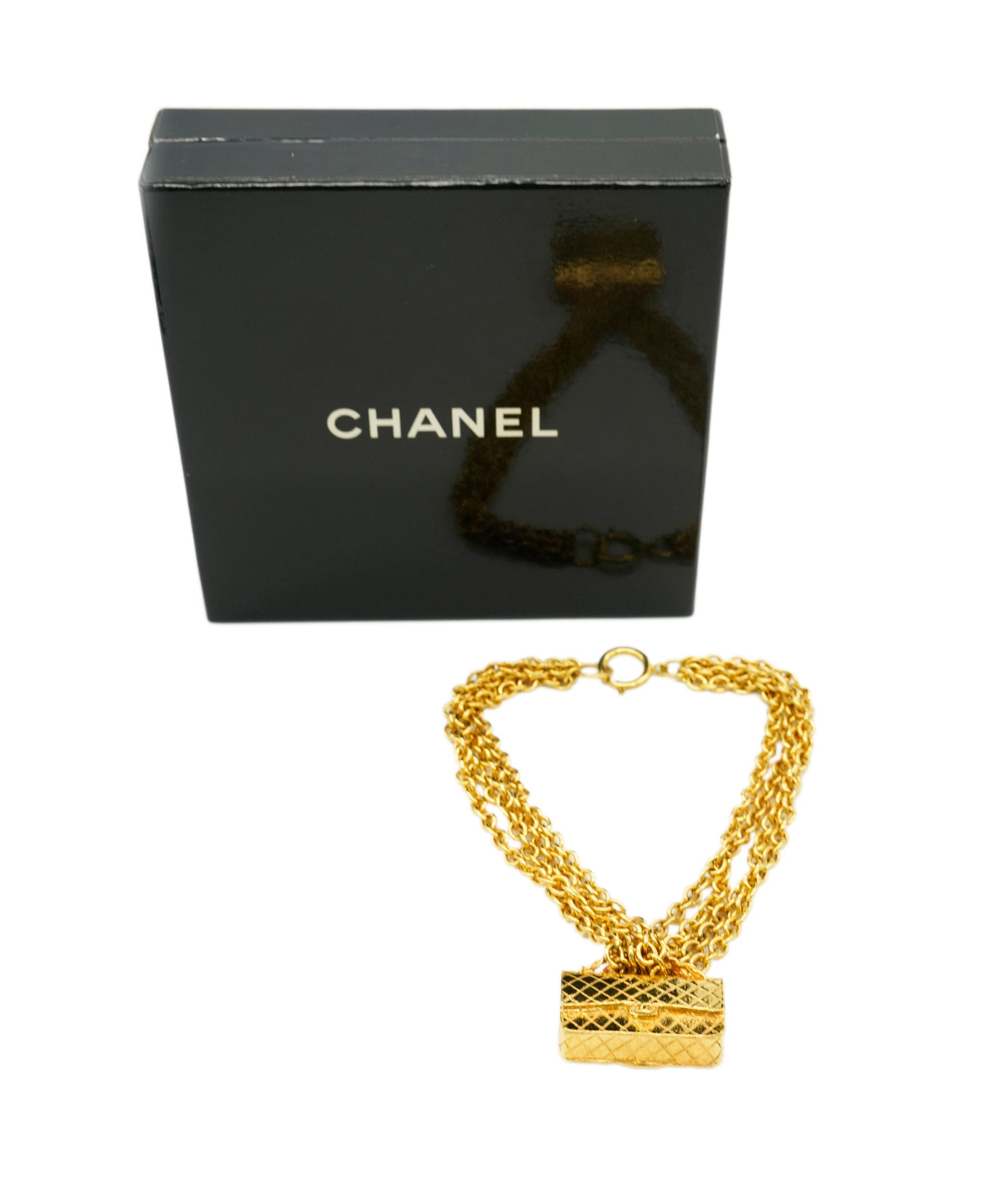 Chanel CHANEL NECKLACE MATELASSE BAG ACCESSORY DBXS2129