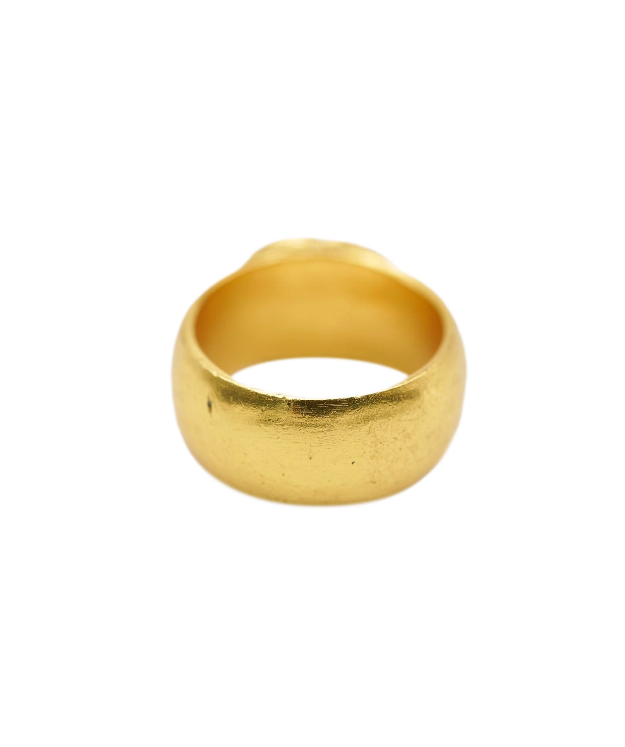 Chanel CHANEL THICK CC RING WITH INITIALS INSIDE CC UKL1407