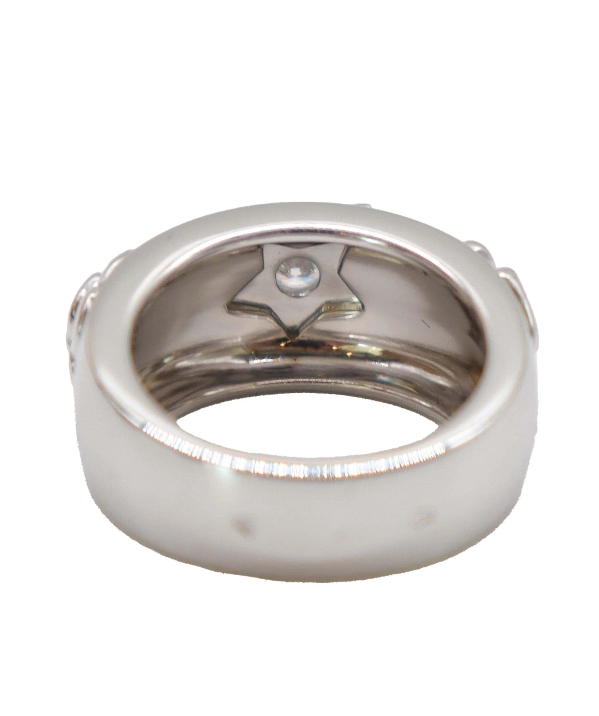 Chanel CHANEL Three Symbols Ring Size 11 Diamond K18 WG White Gold 750 Ring Three Symbols Ring Chanel DXBS4058