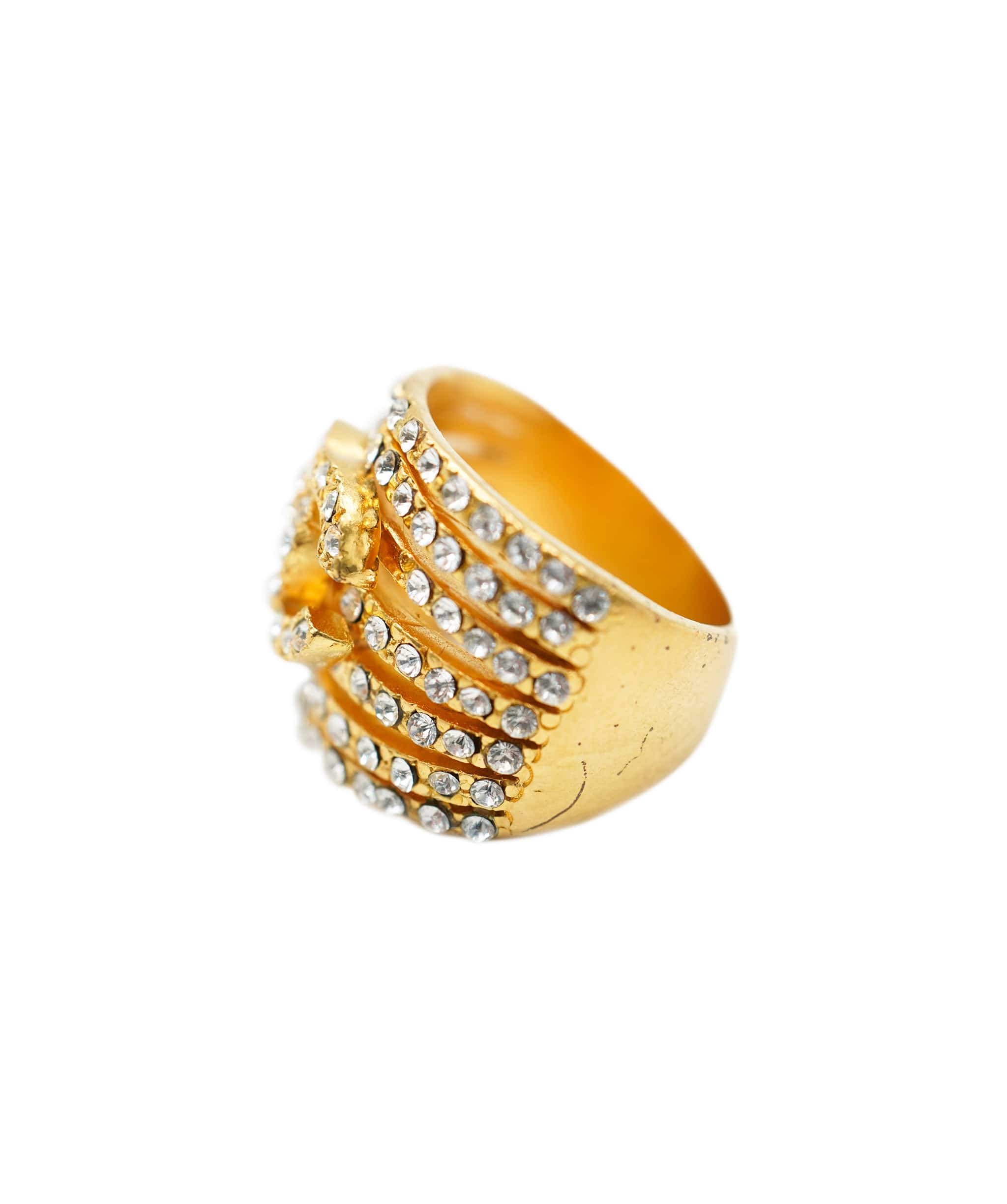 Chanel CHANEL VINTAGE RHINESTONE RING UKL1414